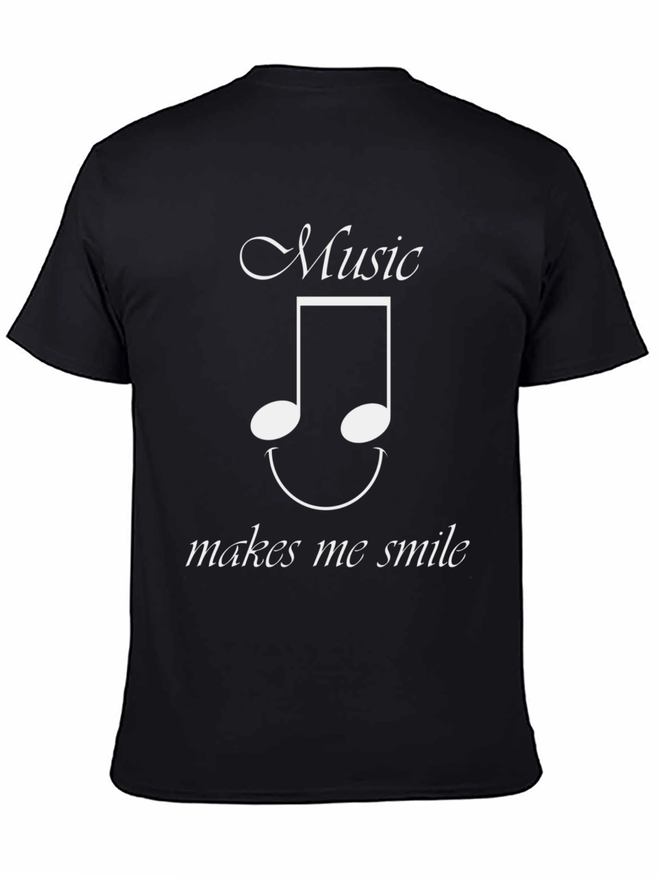 Music Makes Me Smile Graphic Tee