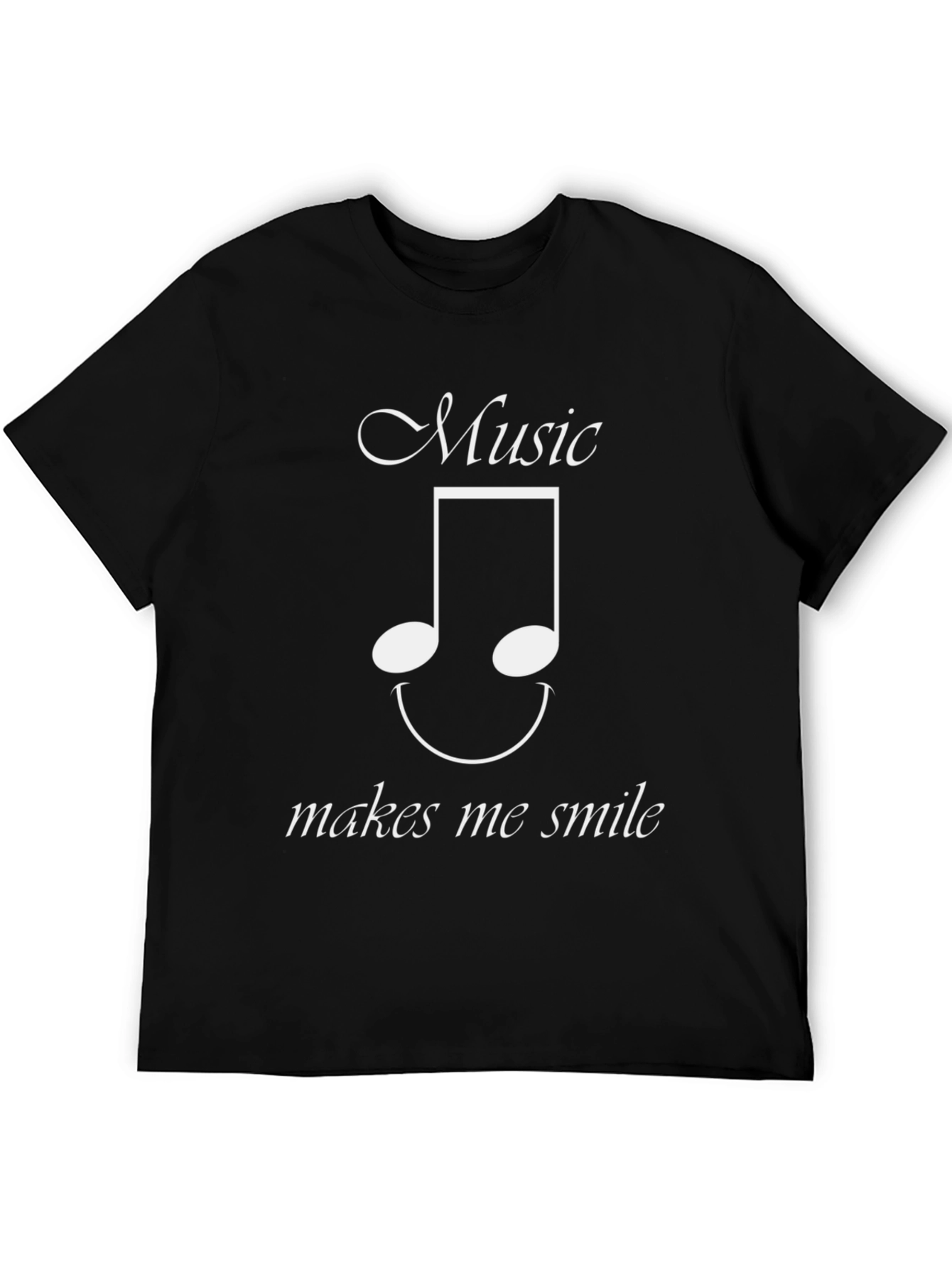 Music Makes Me Smile Graphic Tee