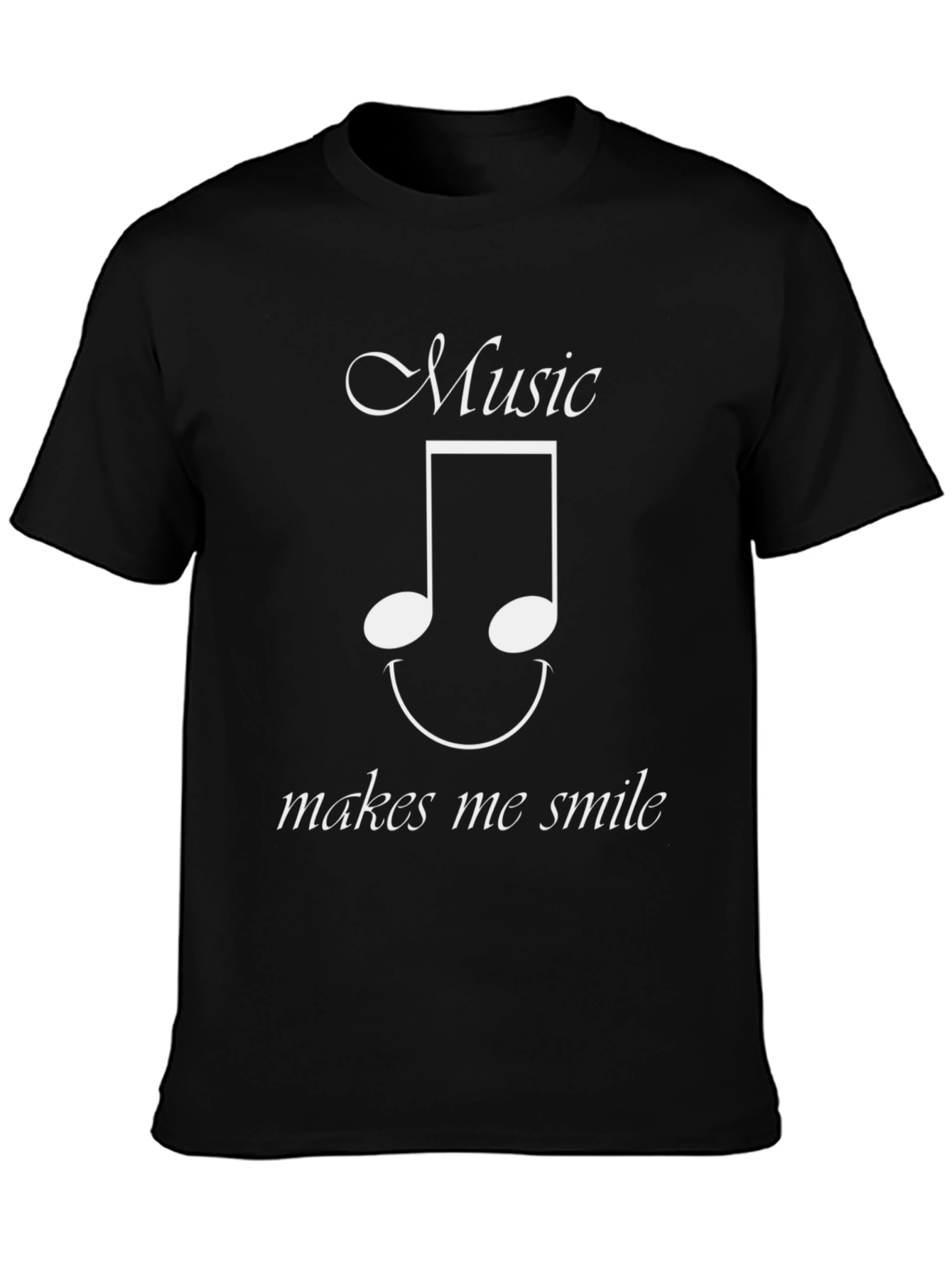 Music Makes Me Smile Graphic Tee