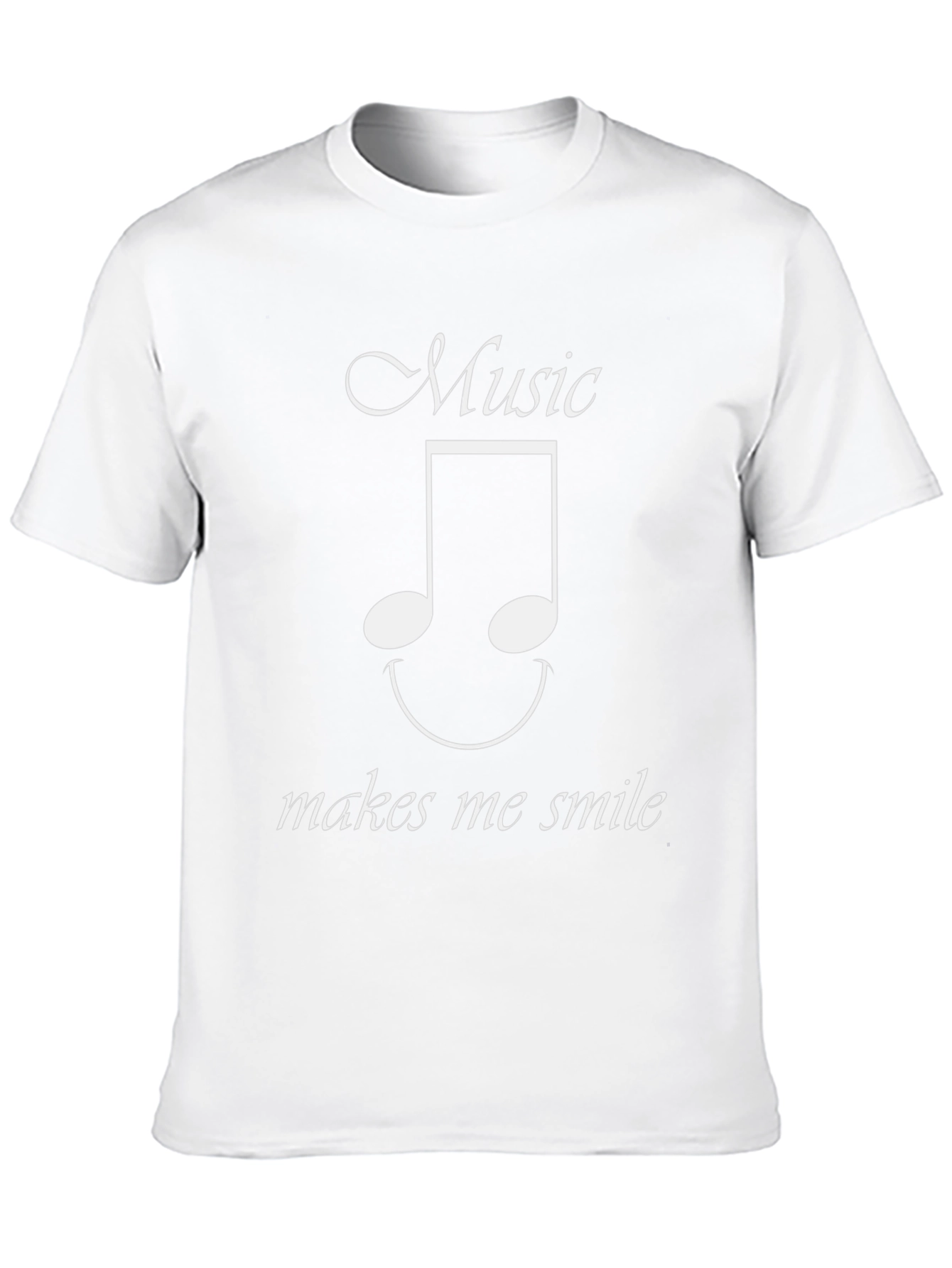 Music Makes Me Smile Graphic Tee