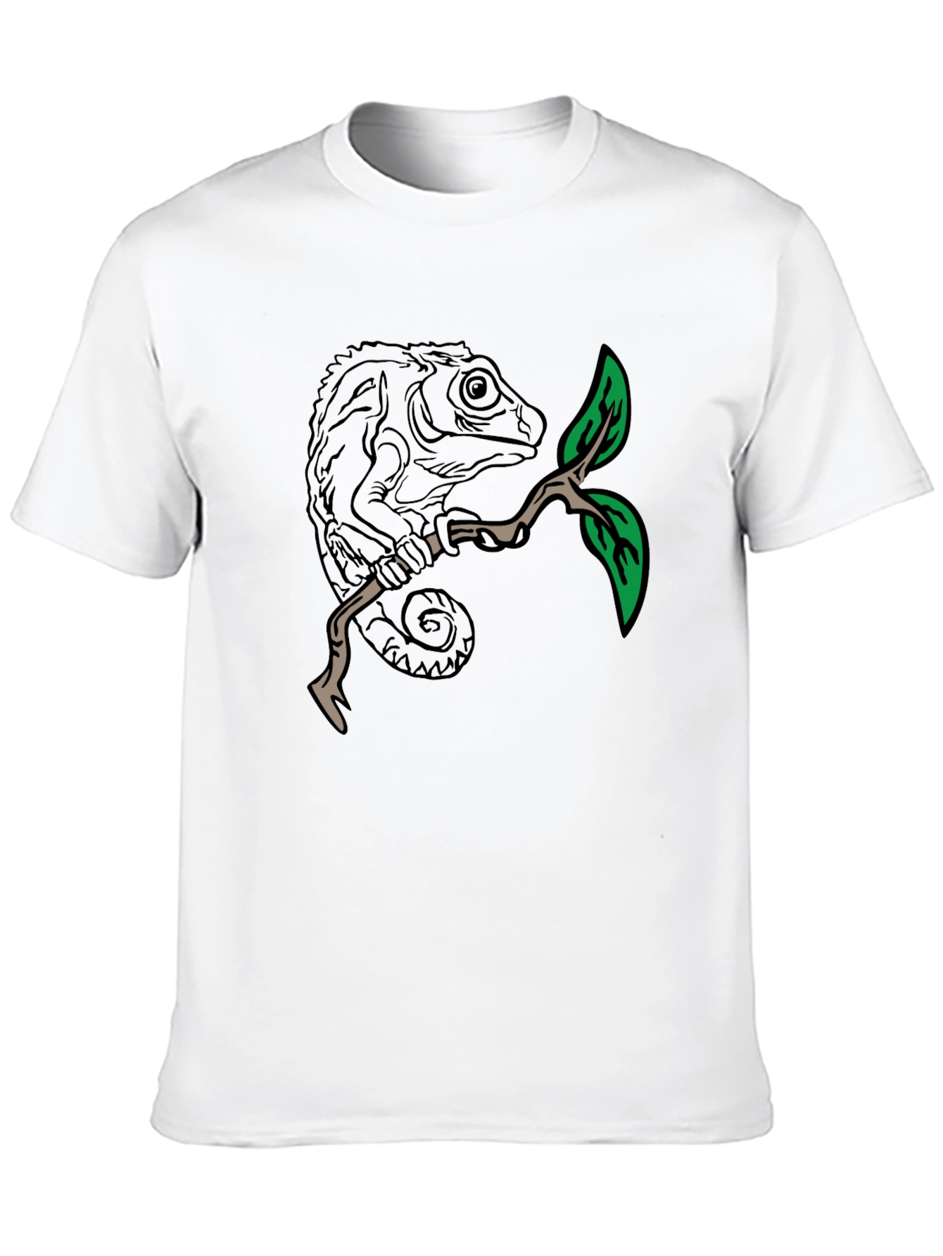 Chameleon Graphic T-Shirt - Unique Nature Tee