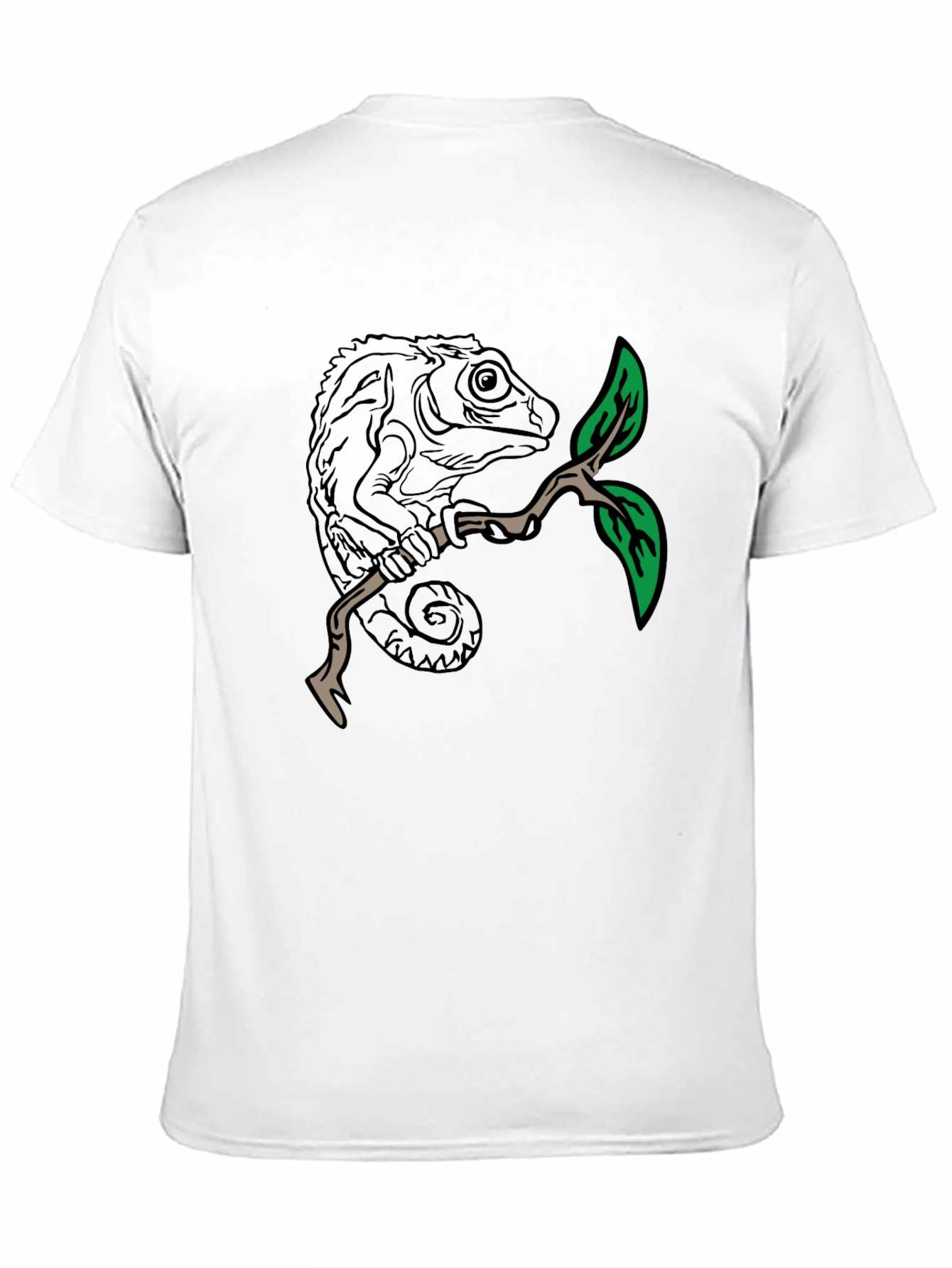 Chameleon Graphic T-Shirt - Unique Nature Tee