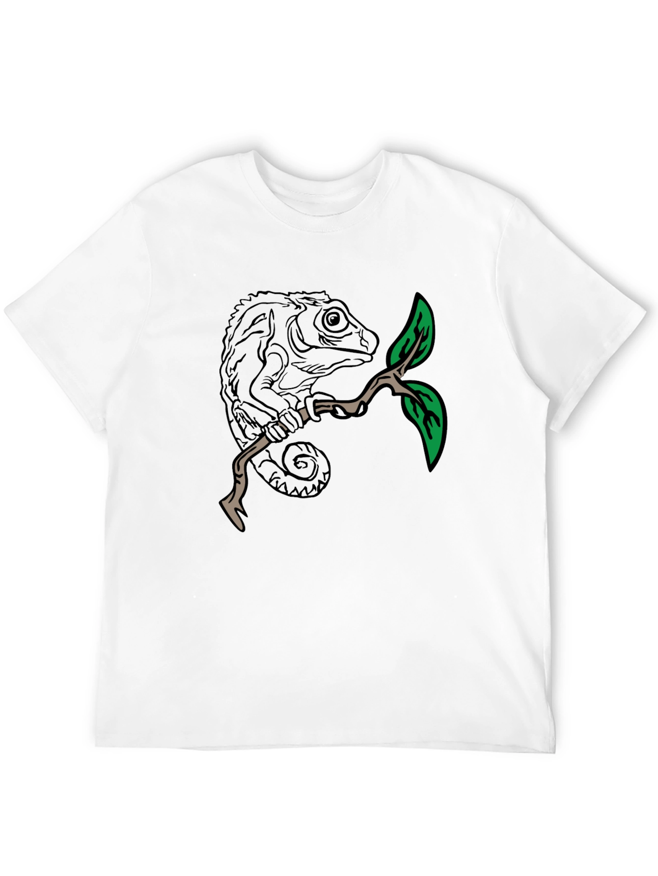 Chameleon Graphic T-Shirt - Unique Nature Tee