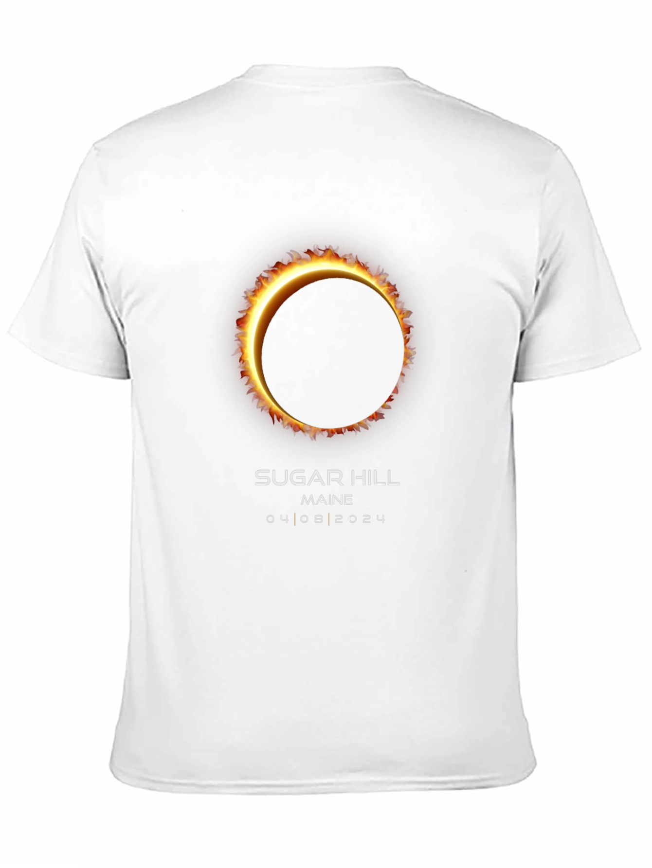 Sugar Hill Maine Eclipse 04/08/2024 Black T-Shirt