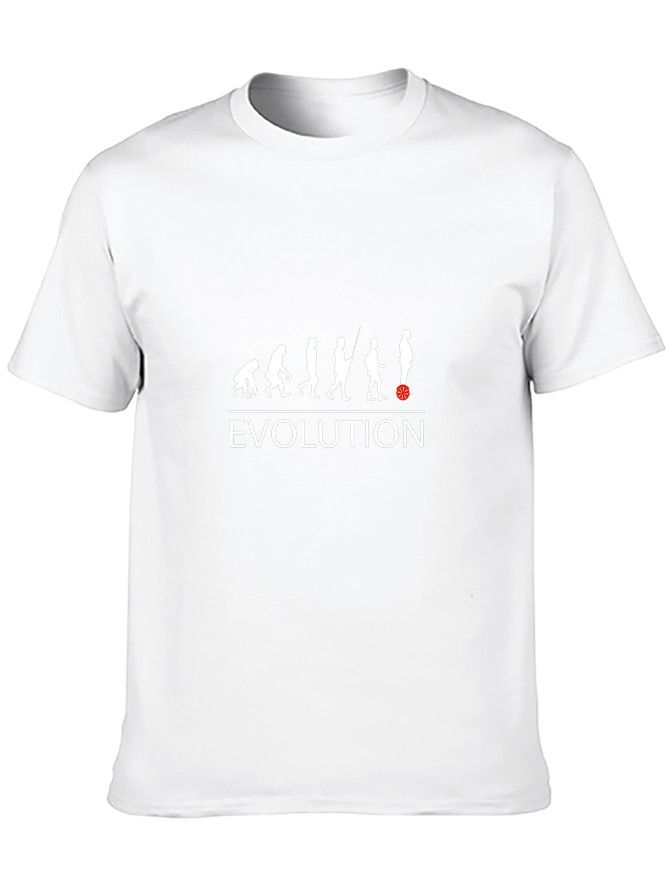 Evolution Unicycle T-Shirt - Black Graphic Tee