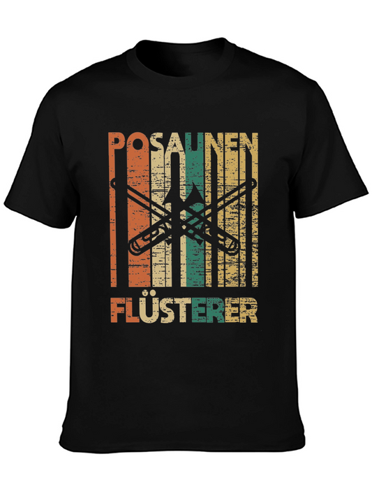 Posaunen Flüsterer T-Shirt Trombone Whisperer Funny Musician Tee