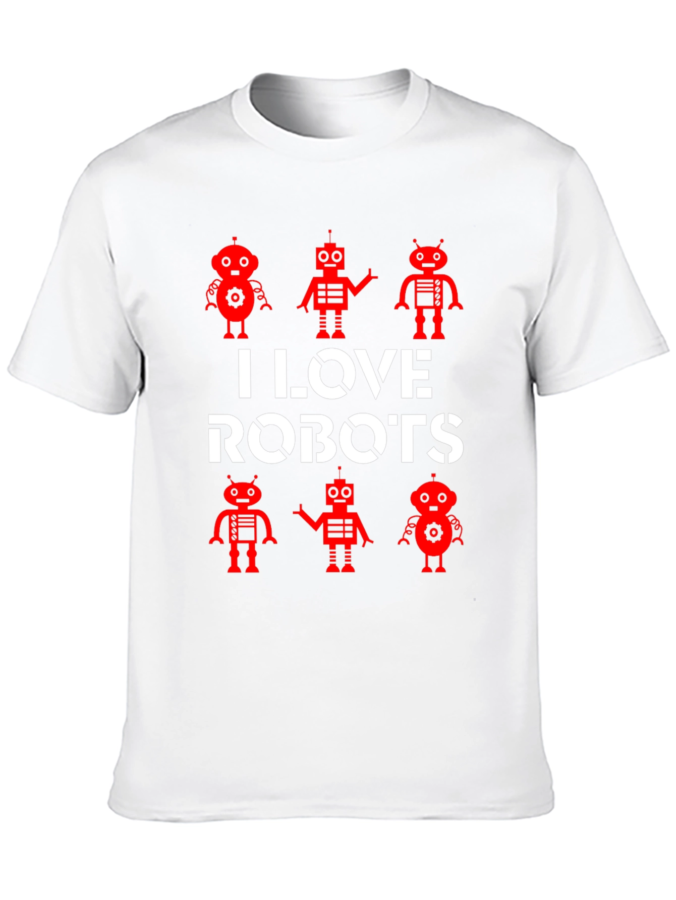 I Love Robots Graphic Tee