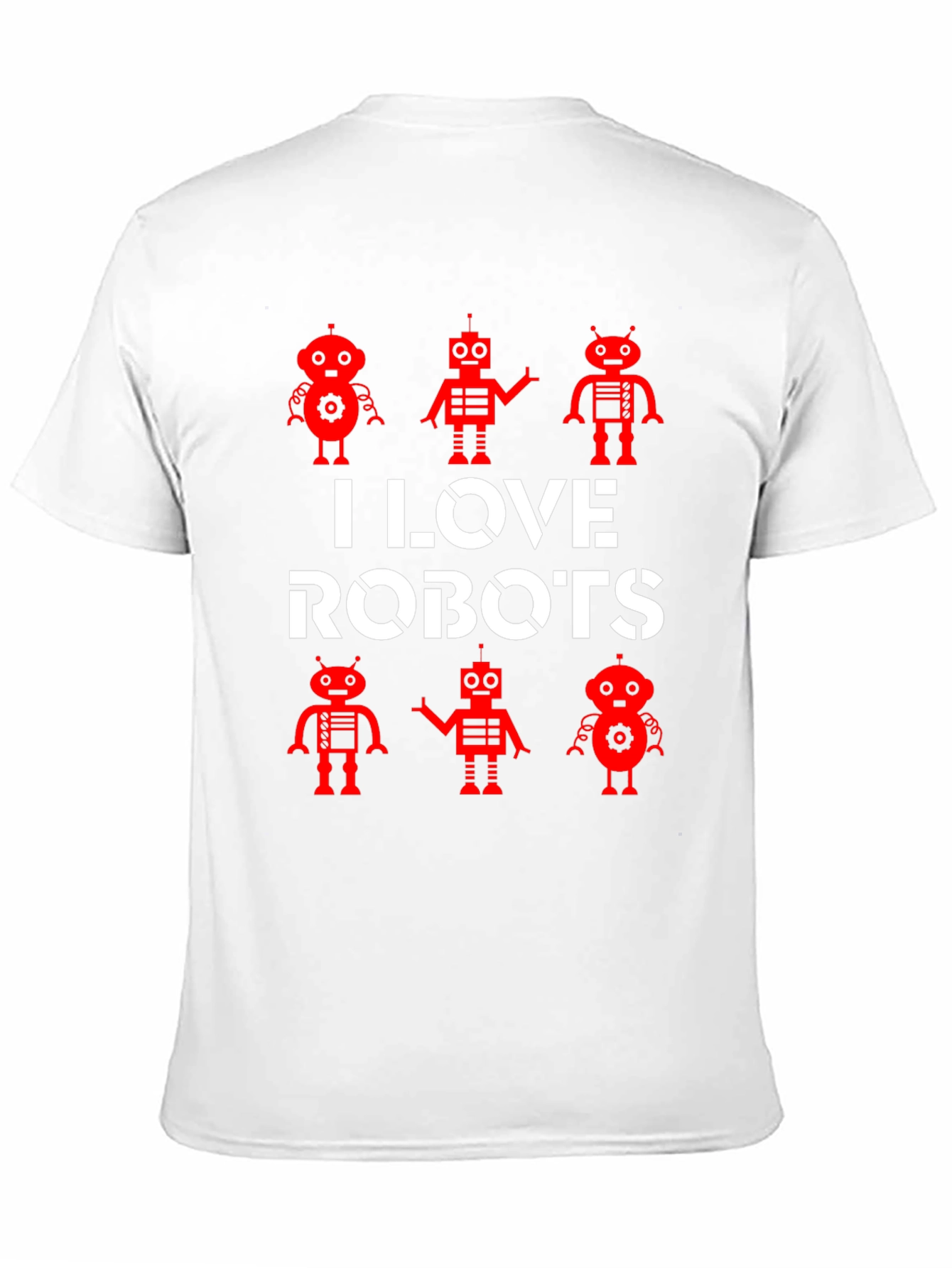 I Love Robots Graphic Tee