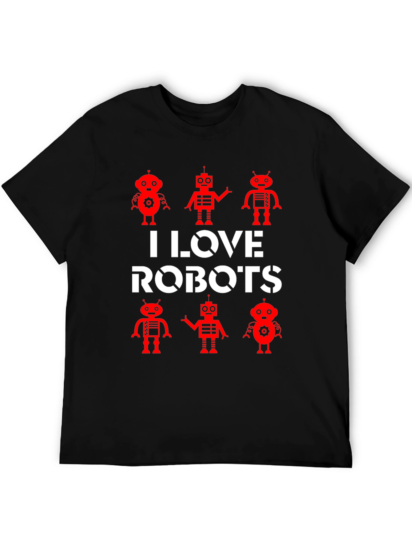 I Love Robots Graphic Tee