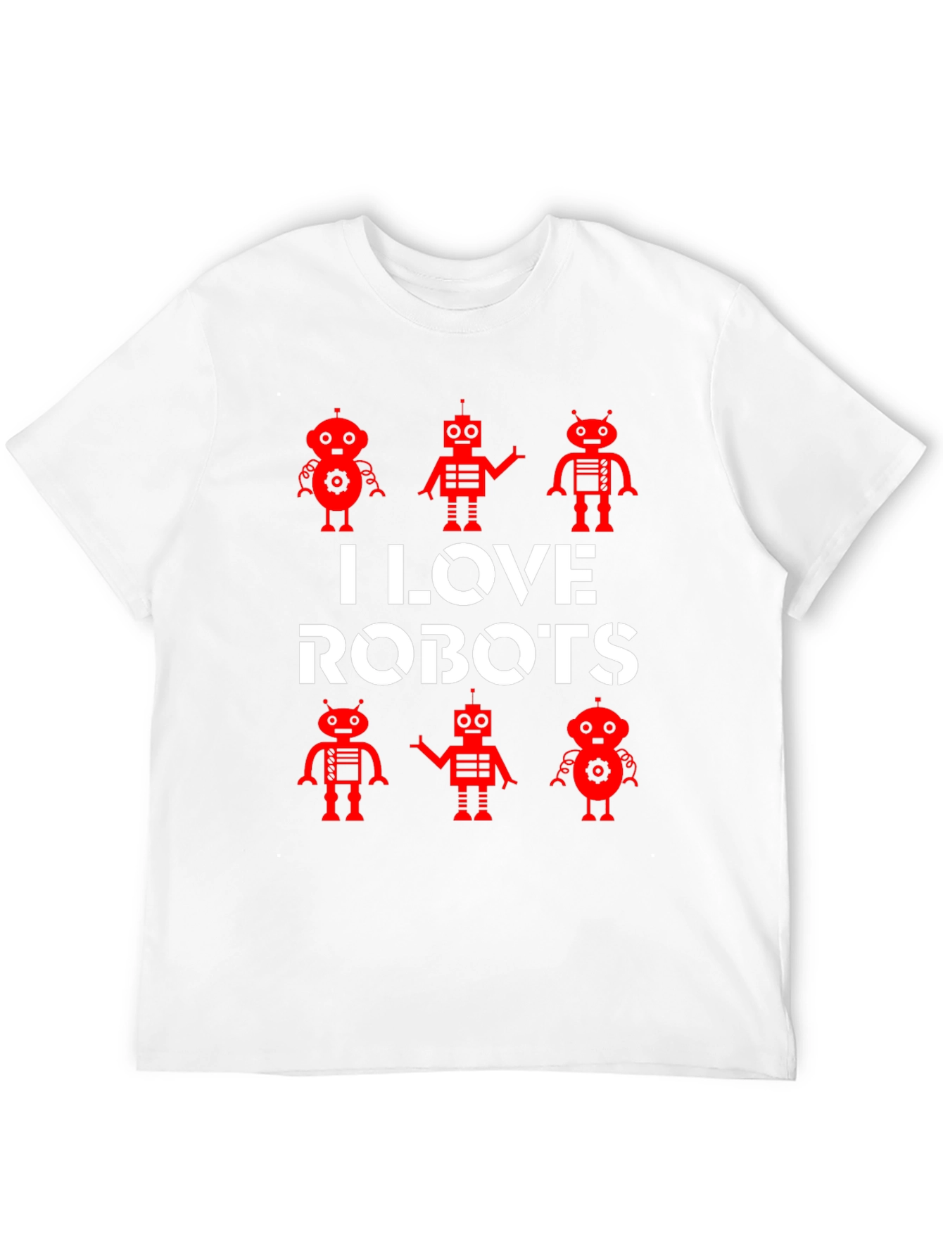 I Love Robots Graphic Tee