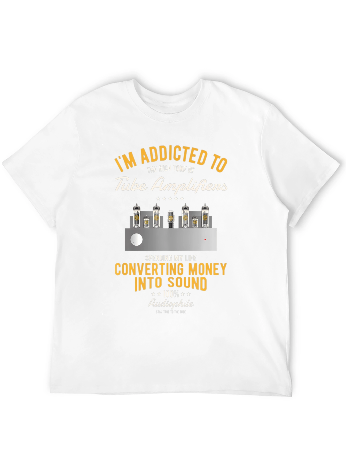 Tube Amplifier T-Shirt - Addicted to Sound