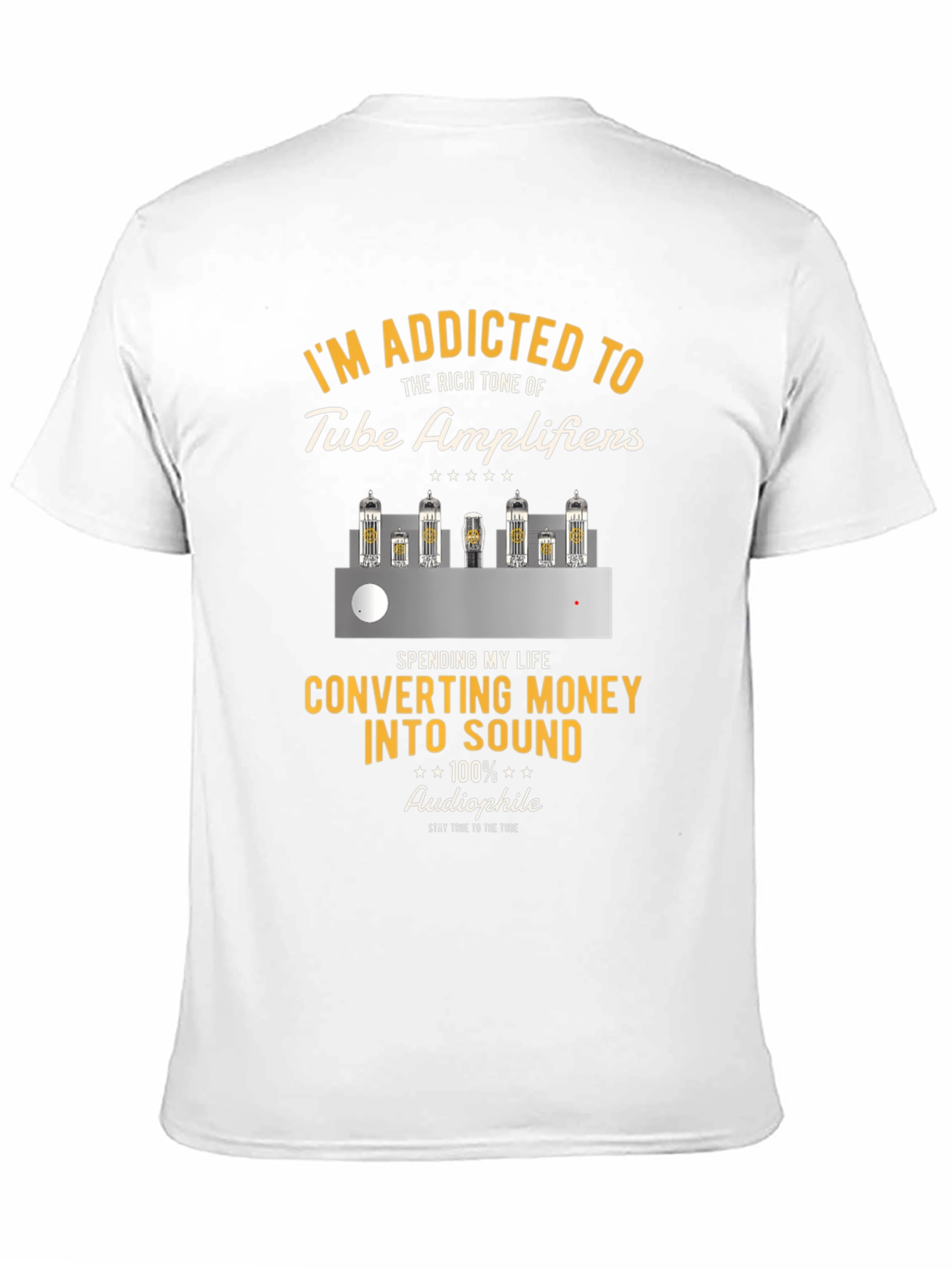 Tube Amplifier T-Shirt - Addicted to Sound