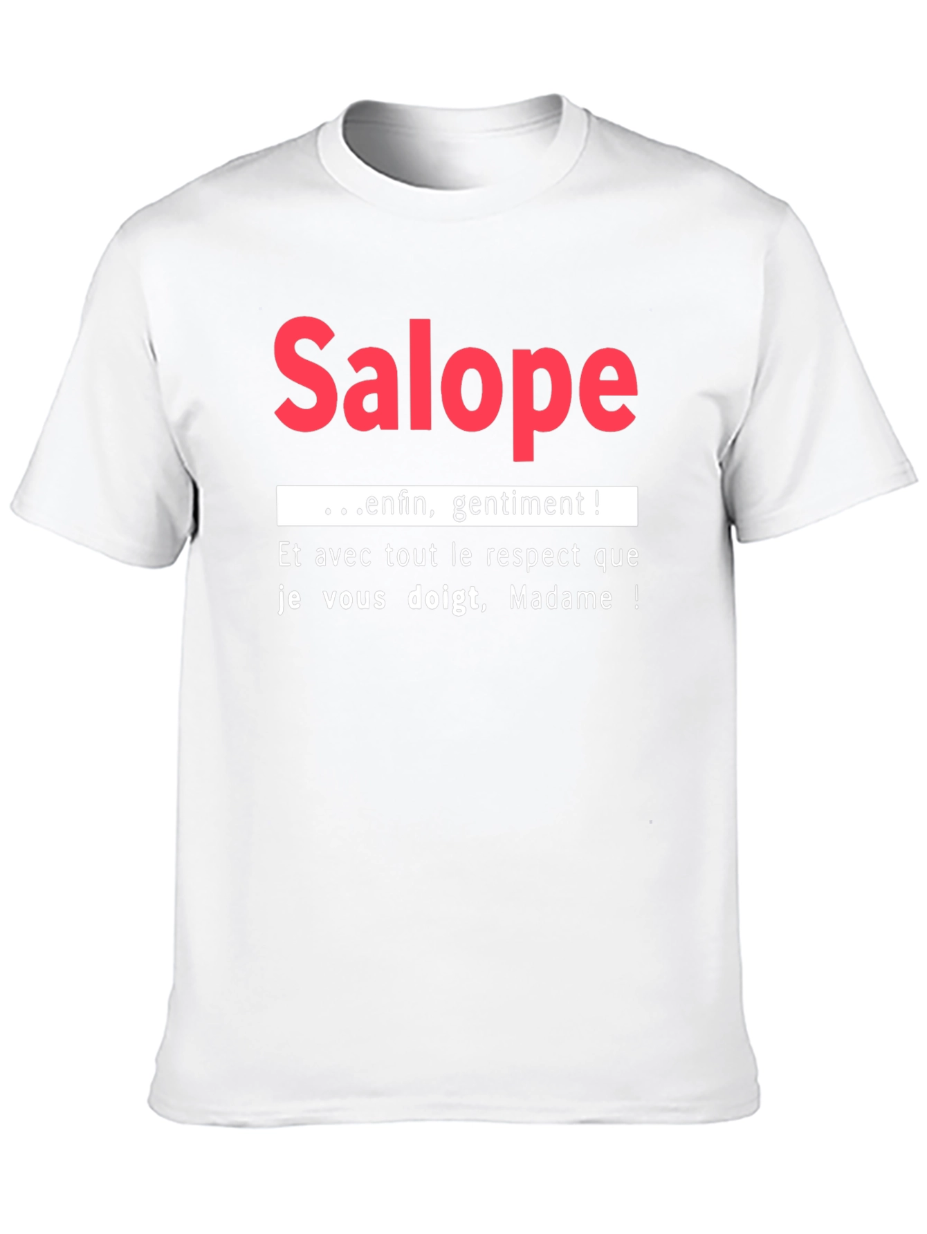 Salope Slogan Graphic Tee