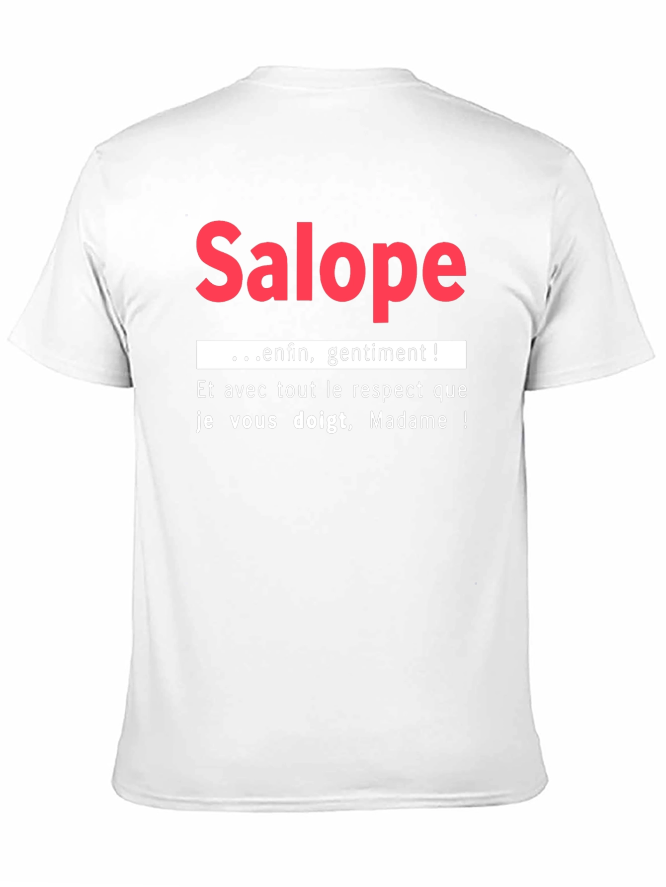 Salope Slogan Graphic Tee