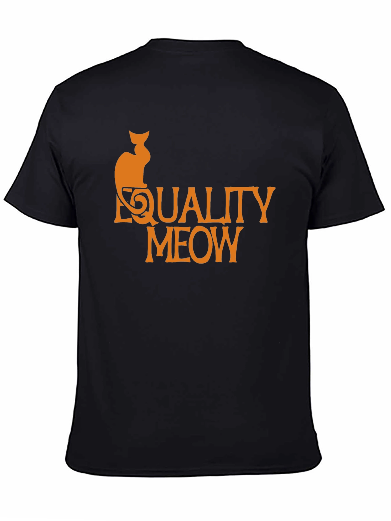 Equality Meow Cat Graphic T-Shirt