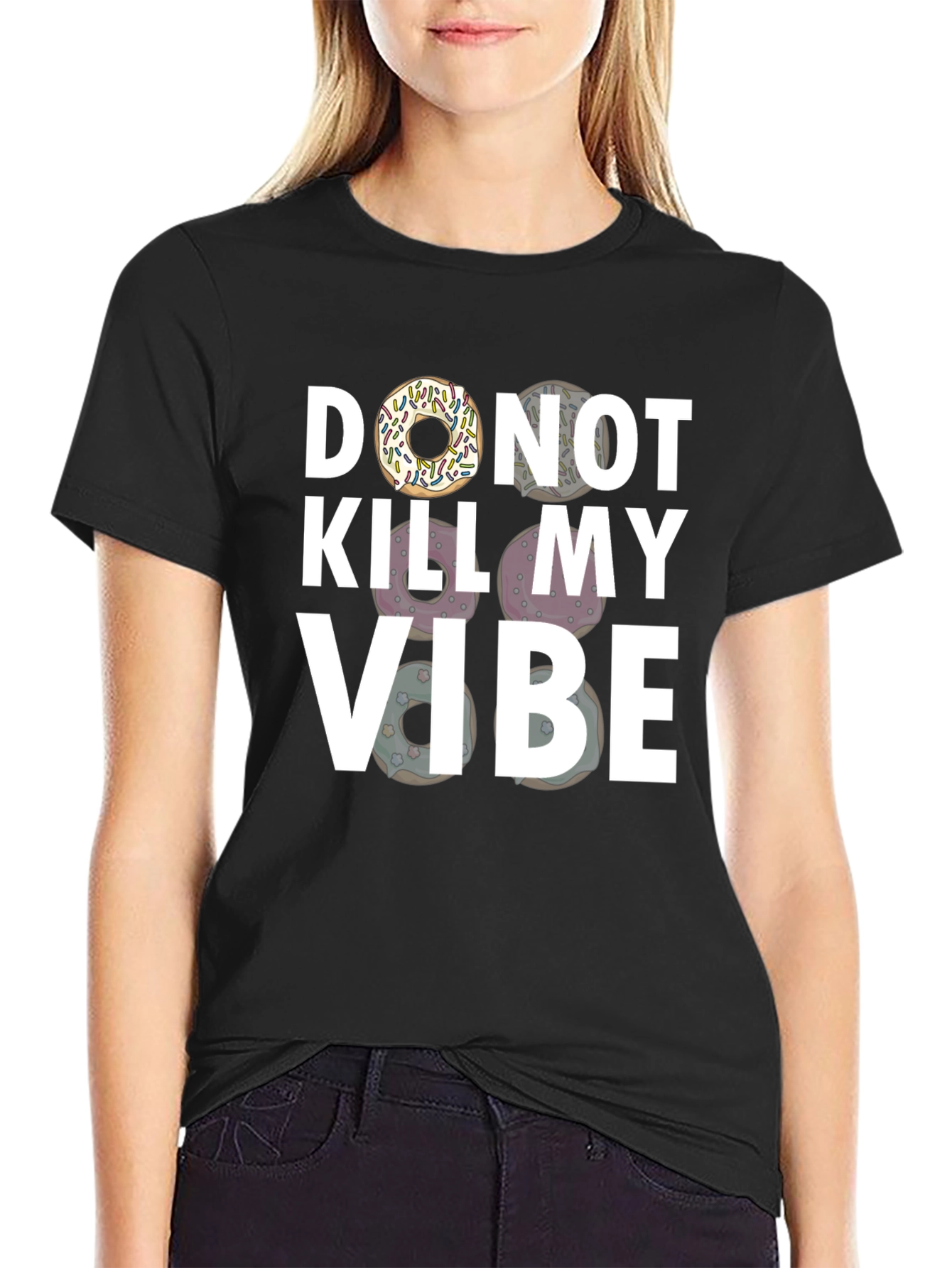 Donut Kill My Vibe Graphic T-Shirt