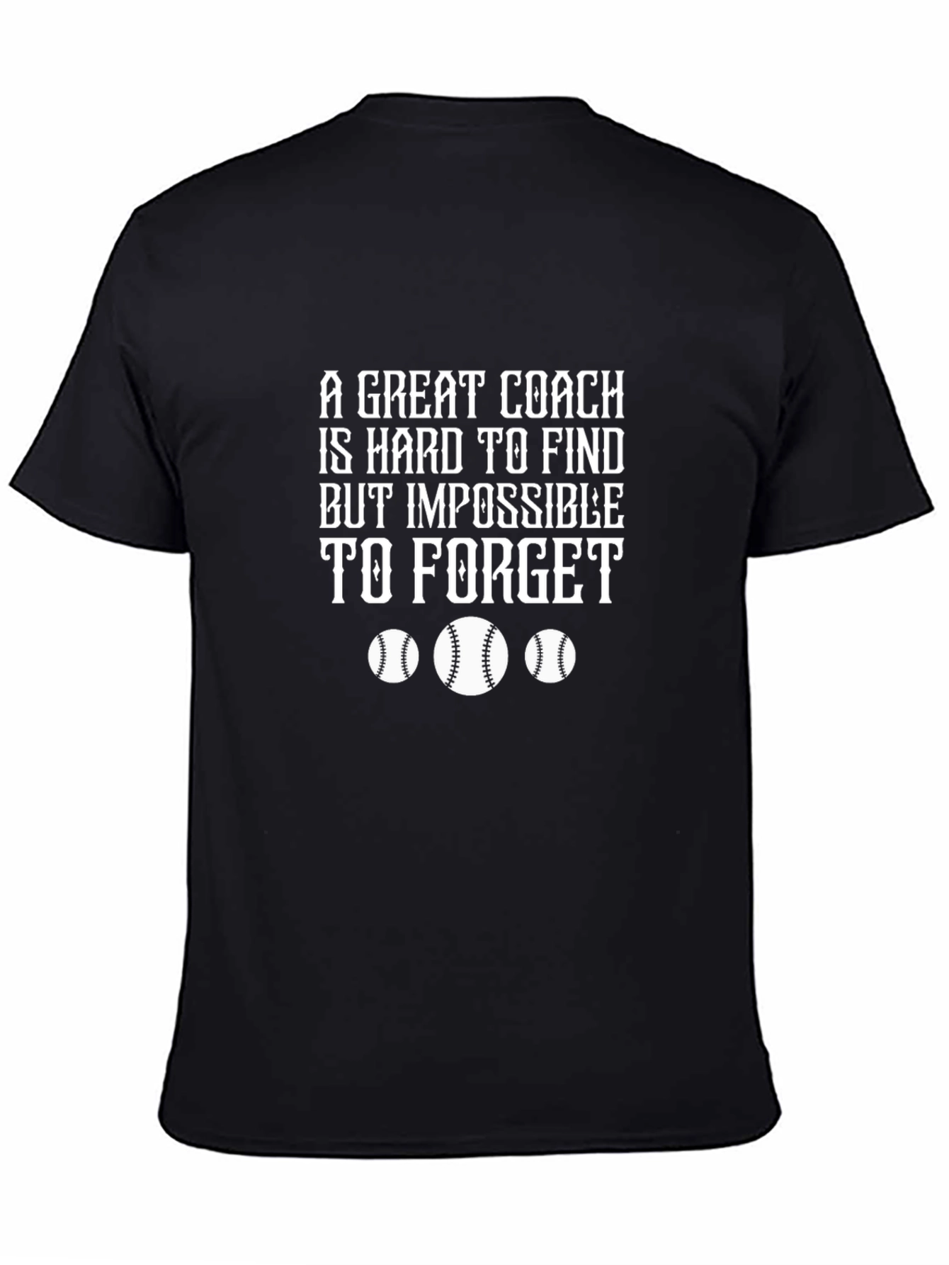 Great Coach Baseball T-Shirt Gift for Coaches