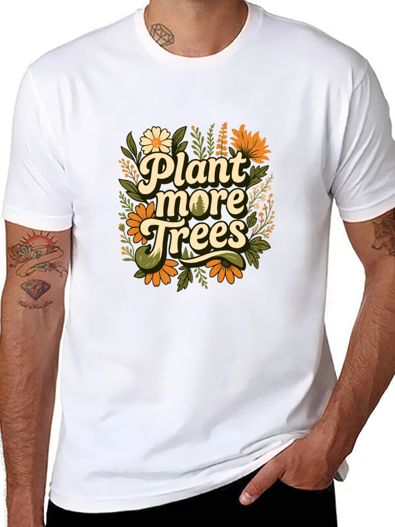 Plant More Trees Graphic T-Shirt - Eco-Friendly Fashion
