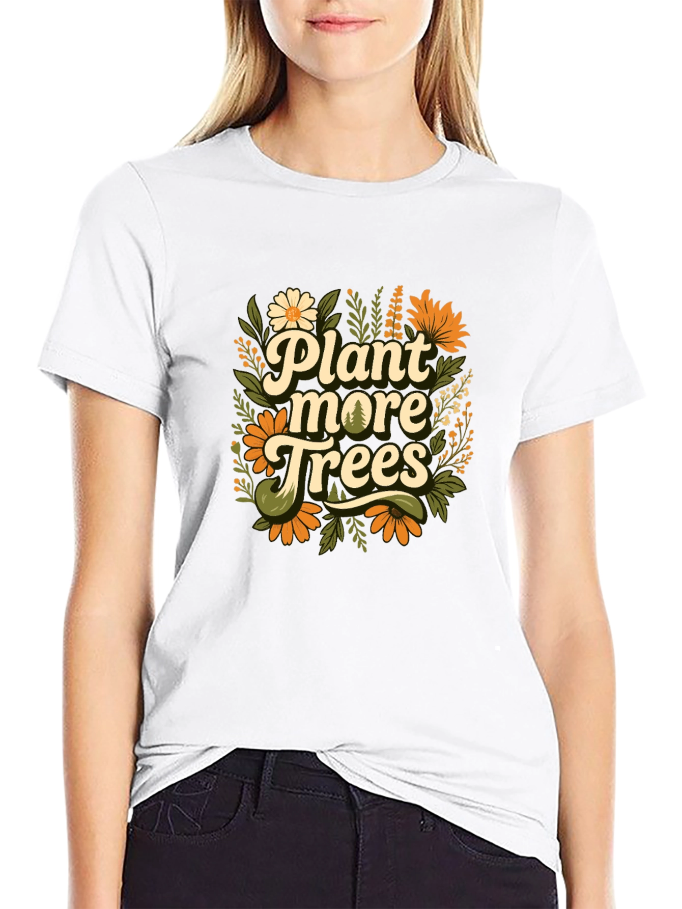 Plant More Trees Graphic T-Shirt - Eco-Friendly Fashion