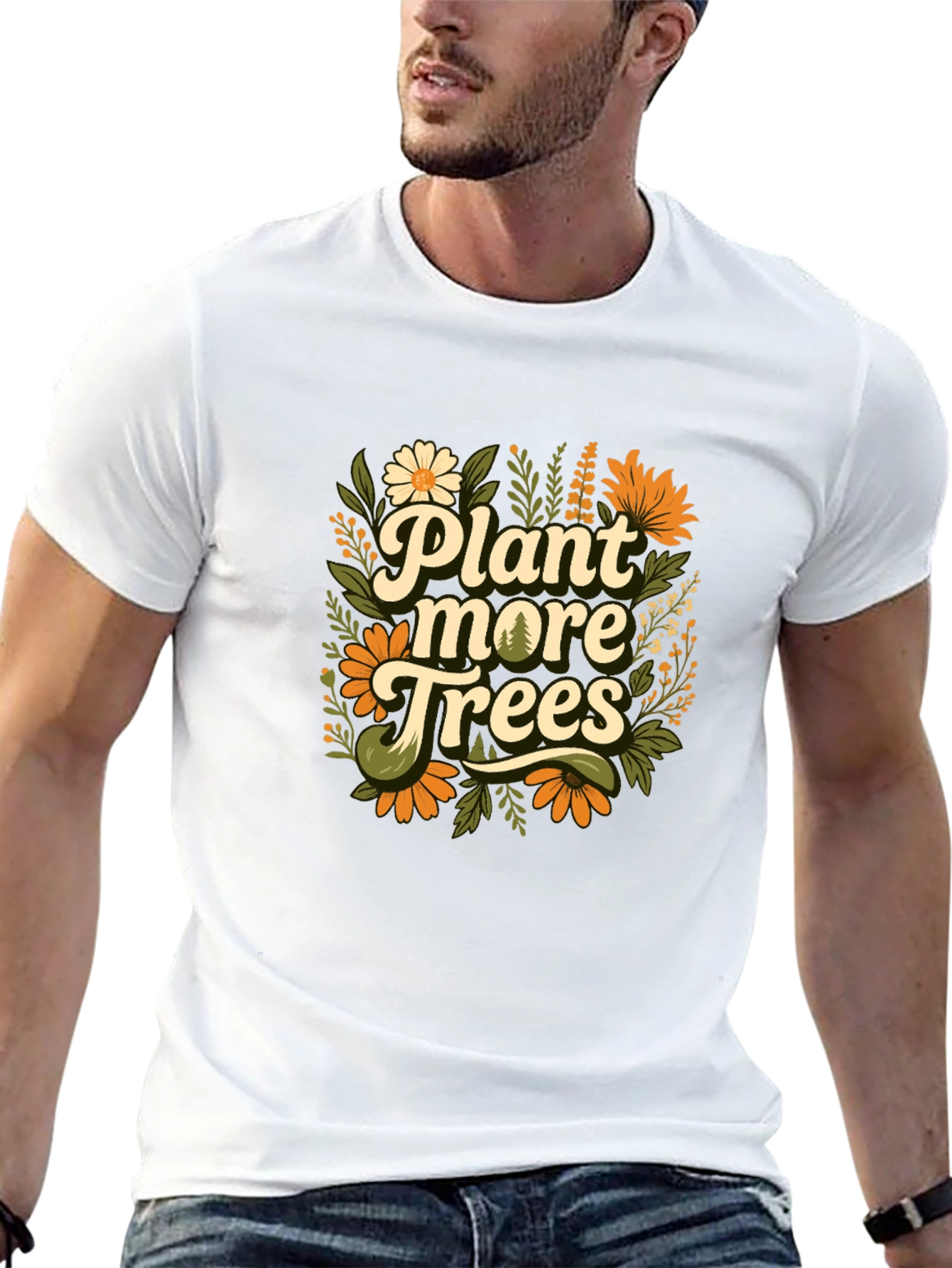 Plant More Trees Graphic T-Shirt - Eco-Friendly Fashion