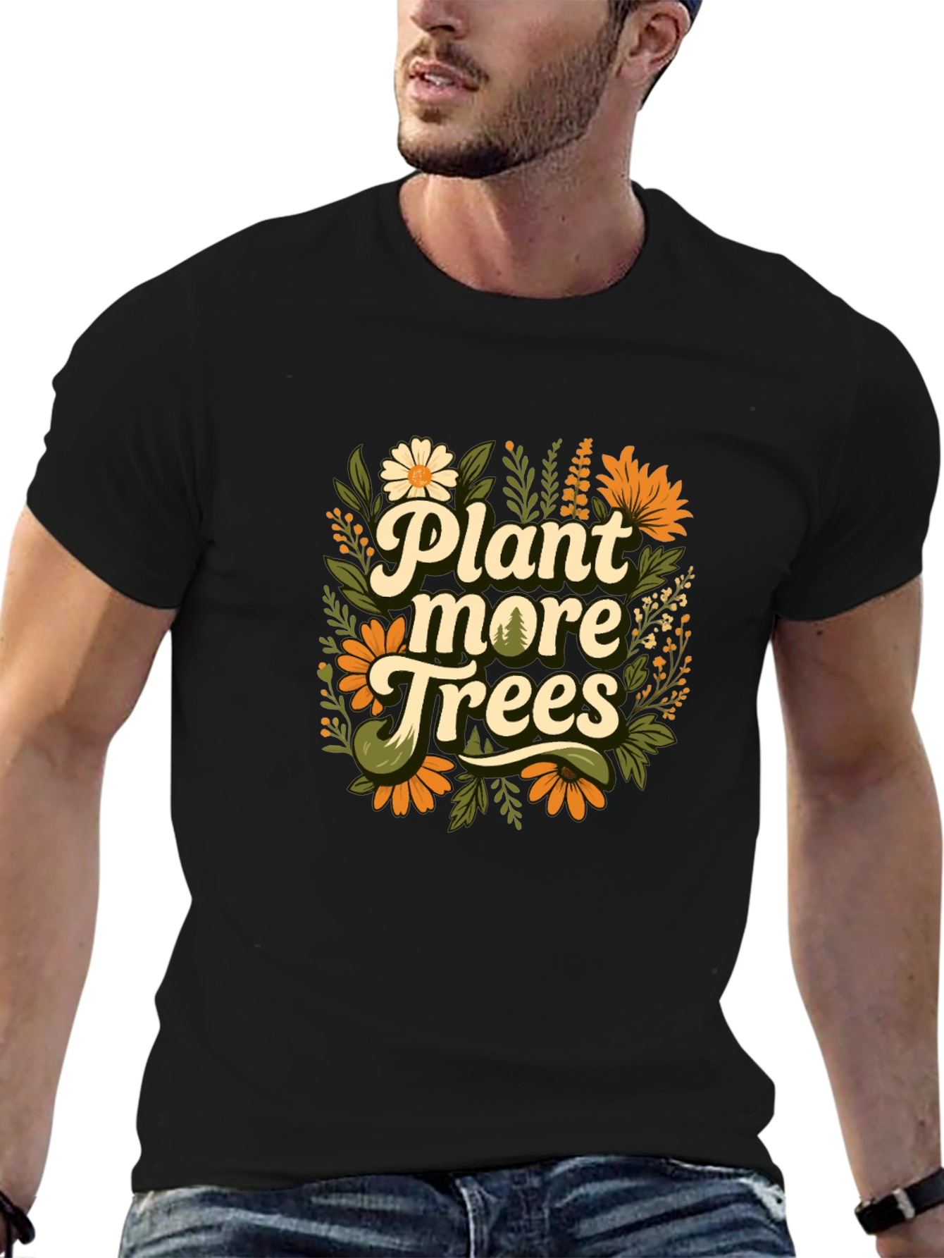 Plant More Trees Graphic T-Shirt - Eco-Friendly Fashion