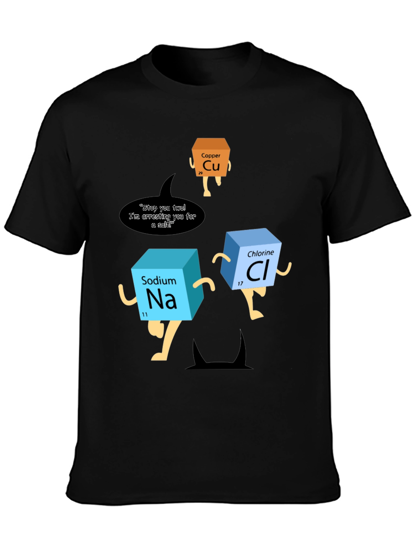 Chemistry Pun T-Shirt - Arresting Elements Design