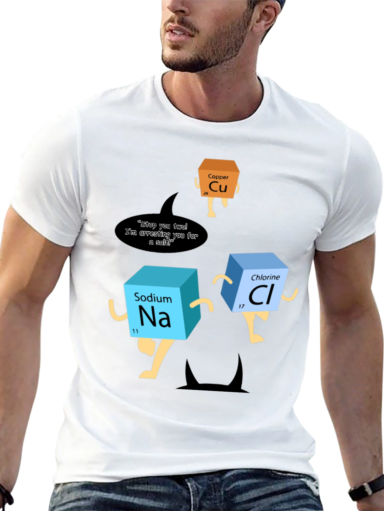 Chemistry Pun T-Shirt - Arresting Elements Design