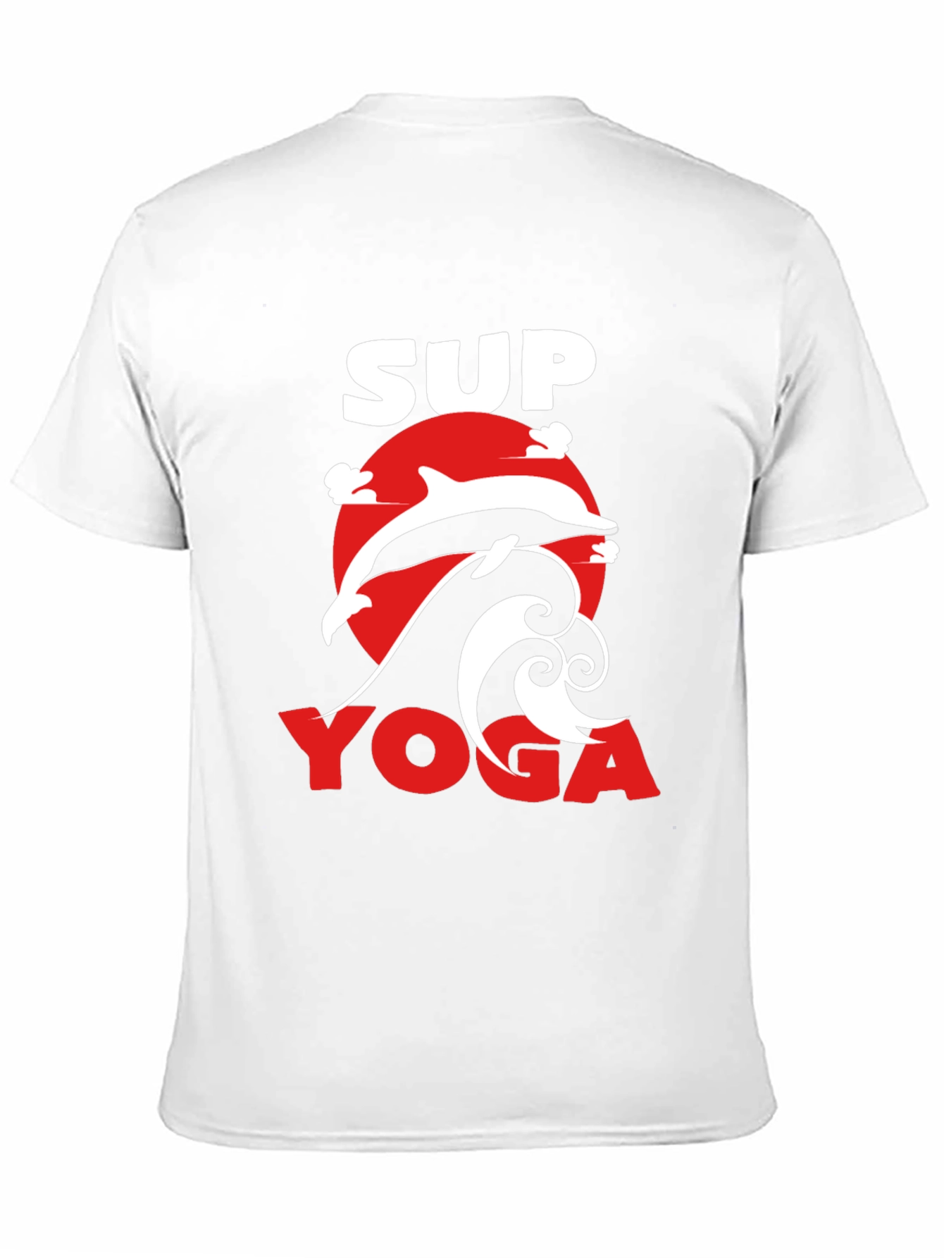 SUP Yoga T-Shirt - Dolphin Graphic Tee