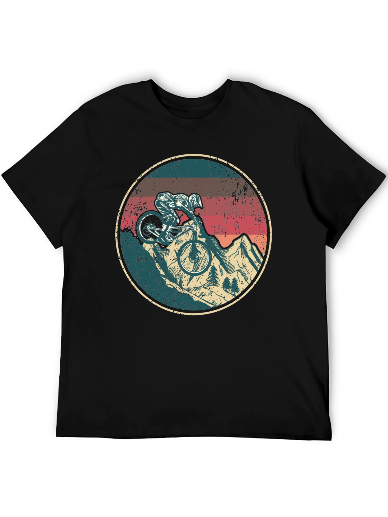 Mountain Biker Graphic Tee - Ride in Style!