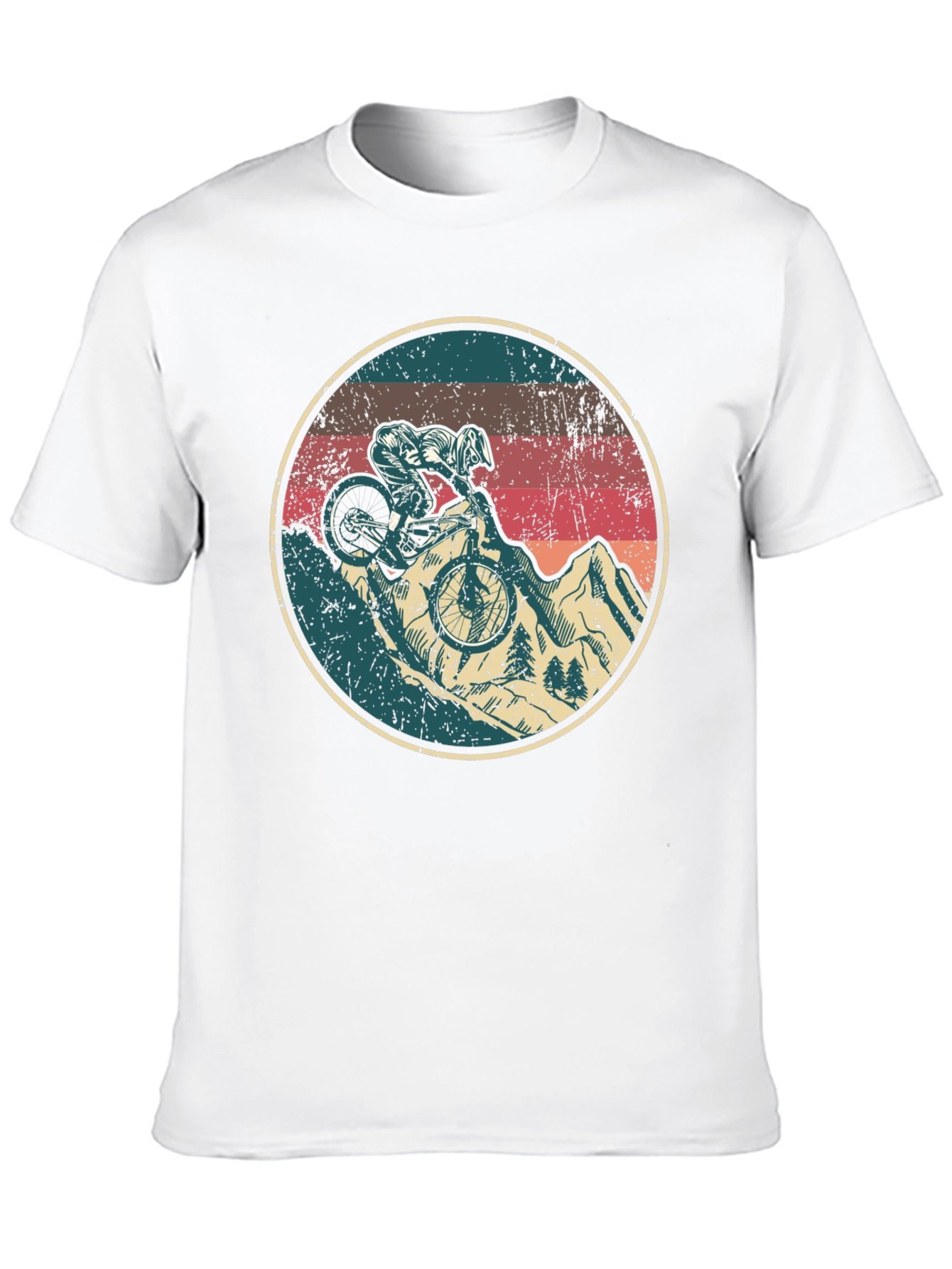 Mountain Biker Graphic Tee - Ride in Style!