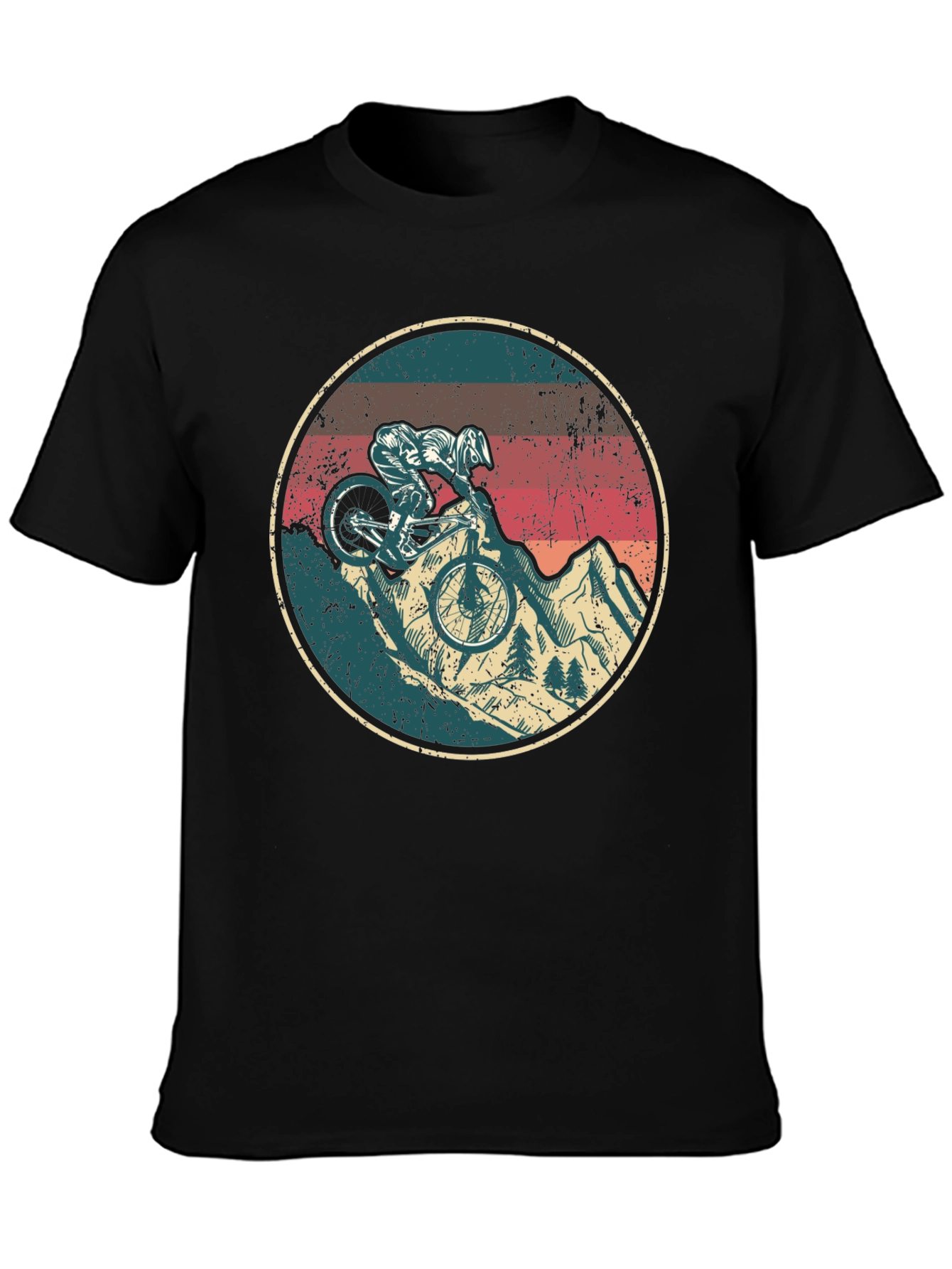 Mountain Biker Graphic Tee - Ride in Style!