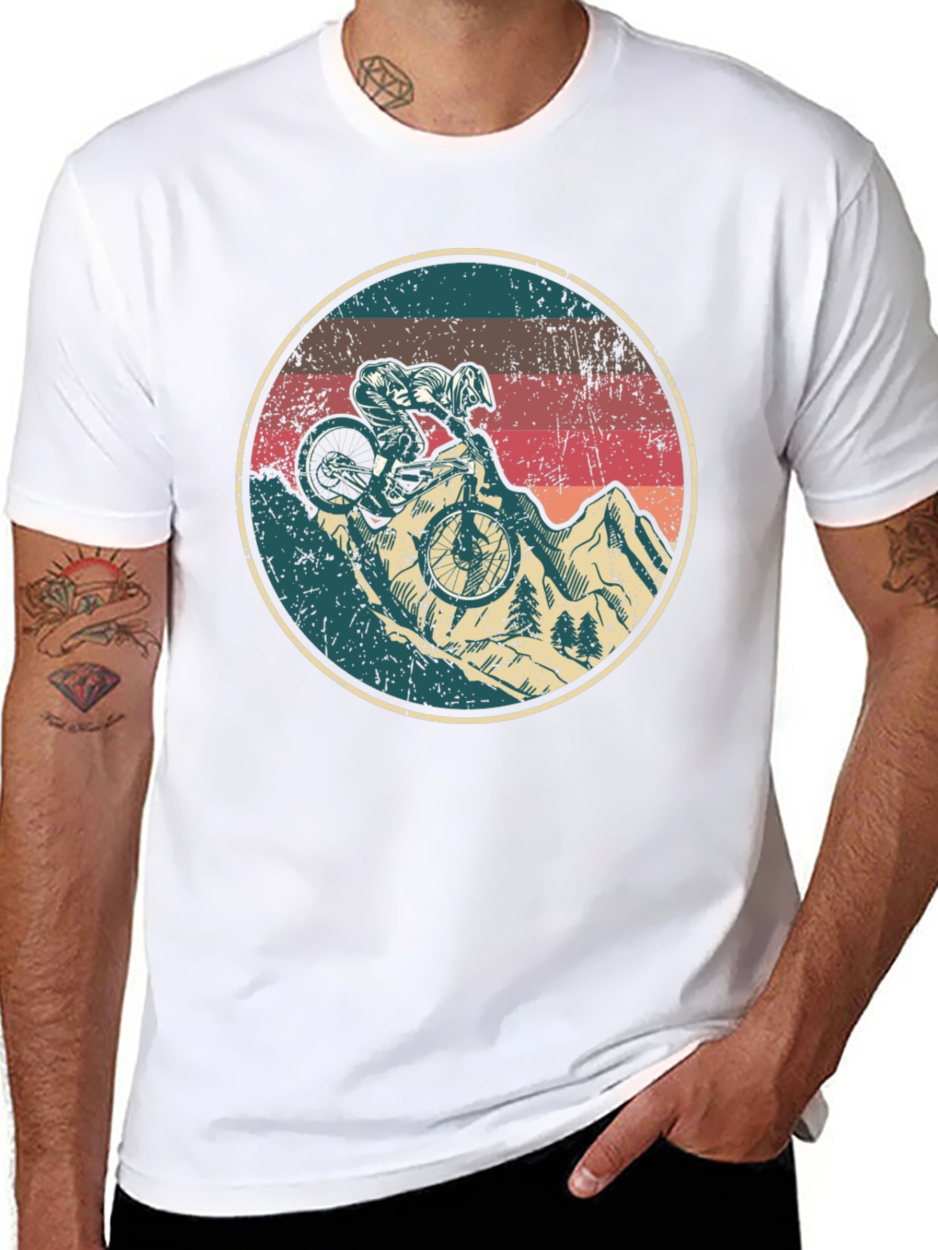 Mountain Biker Graphic Tee - Ride in Style!
