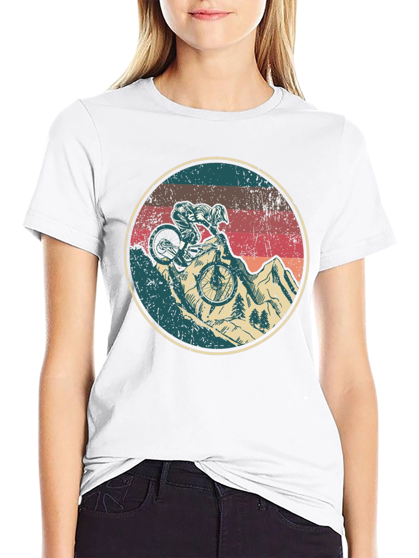 Mountain Biker Graphic Tee - Ride in Style!