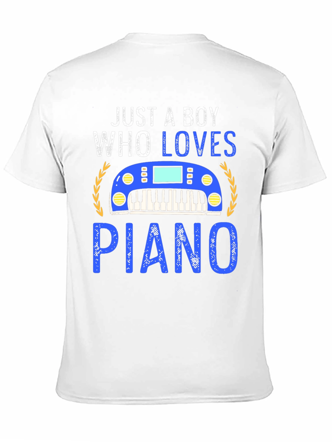 Just A Boy Who Loves Piano T-Shirt