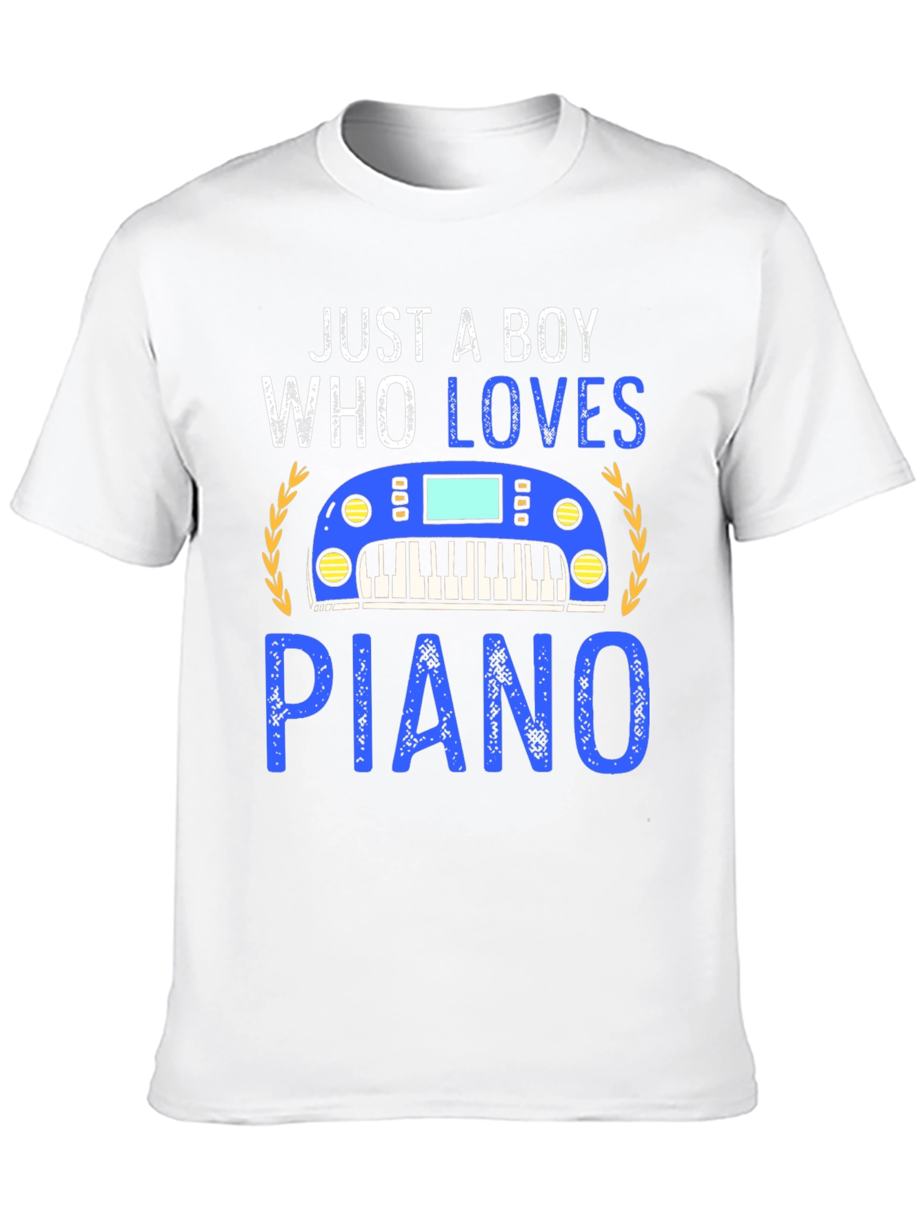 Just A Boy Who Loves Piano T-Shirt