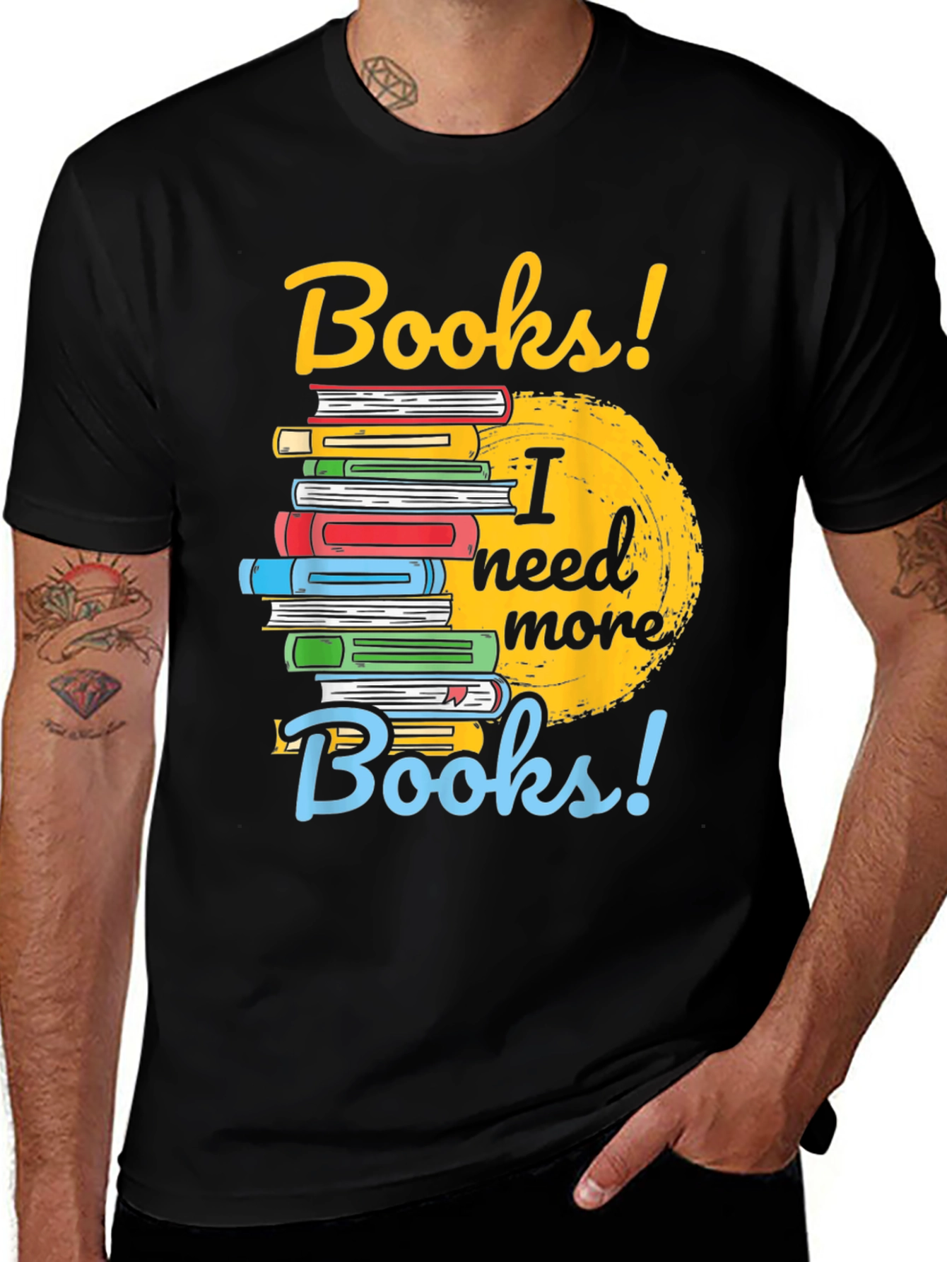 Books! T-shirt - Reader Librarian Gift