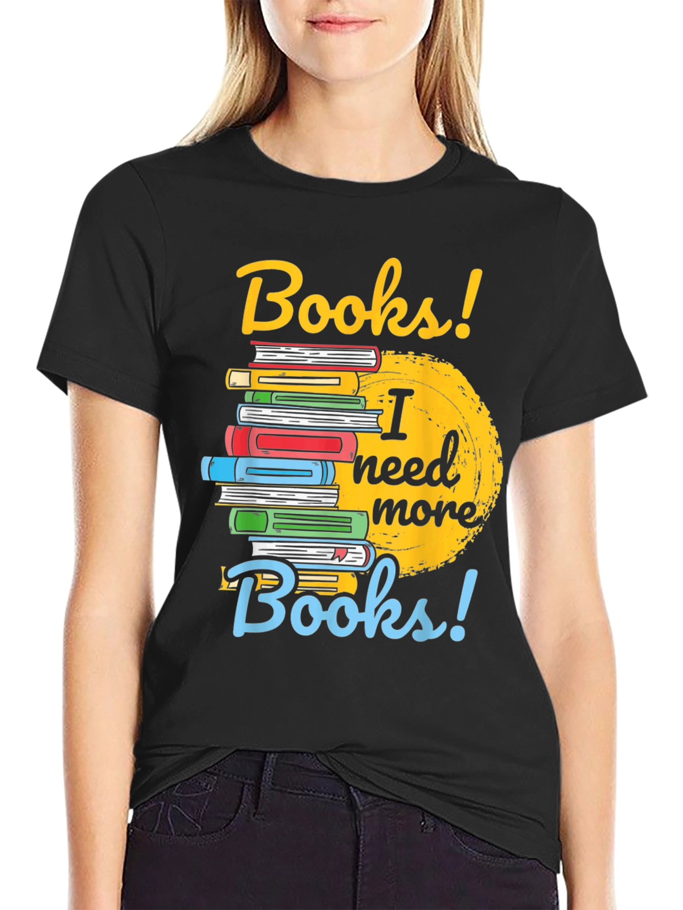 Books! T-shirt - Reader Librarian Gift