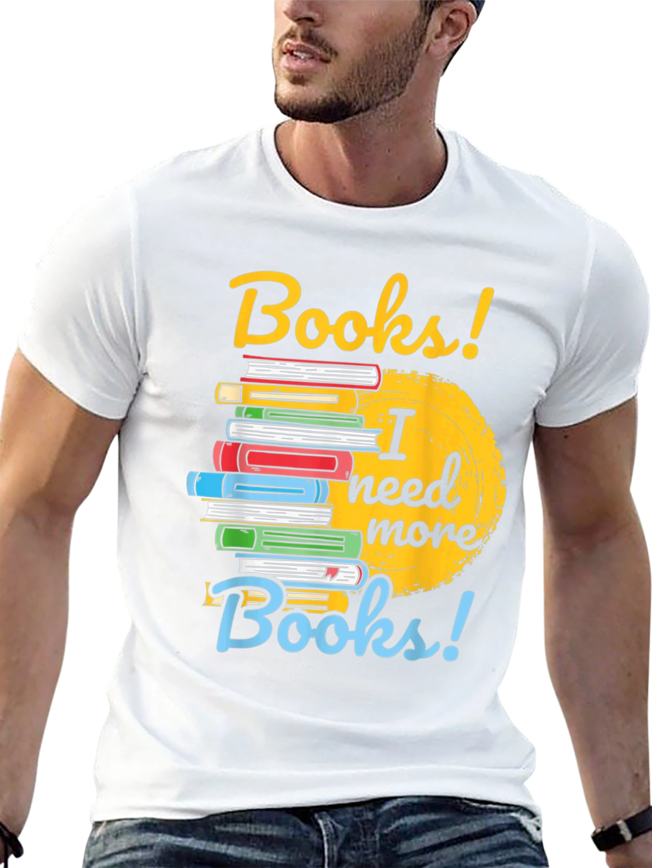 Books! T-shirt - Reader Librarian Gift