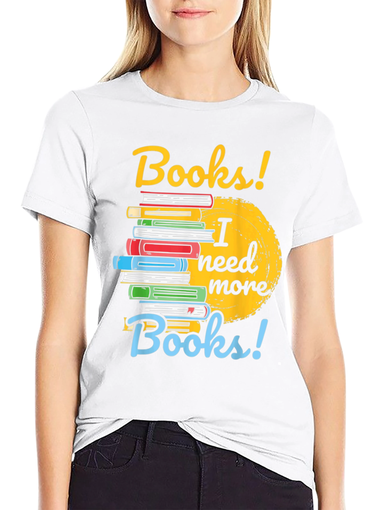 Books! T-shirt - Reader Librarian Gift