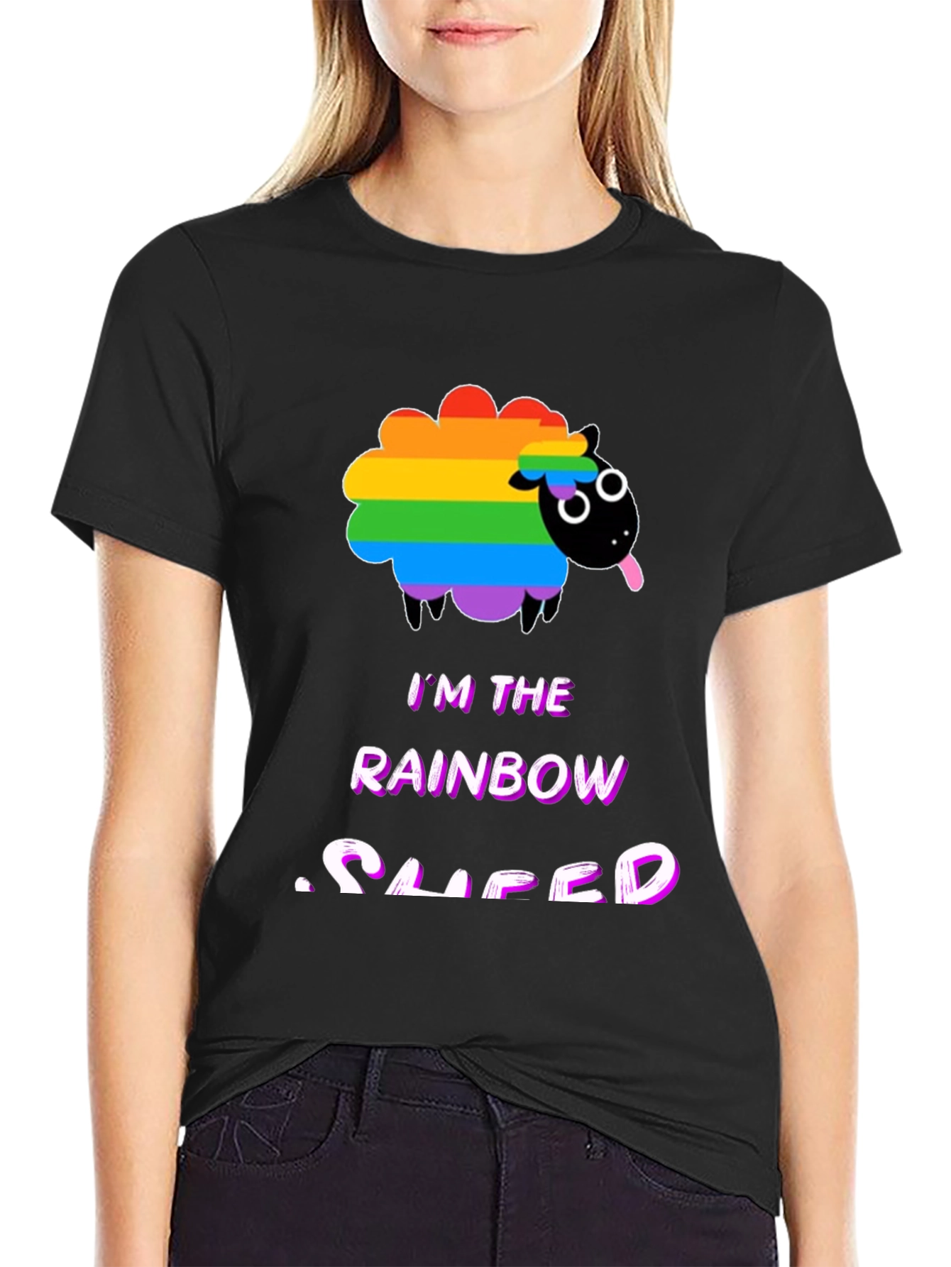 Rainbow Sheep LGBTQ+ Pride T-Shirt