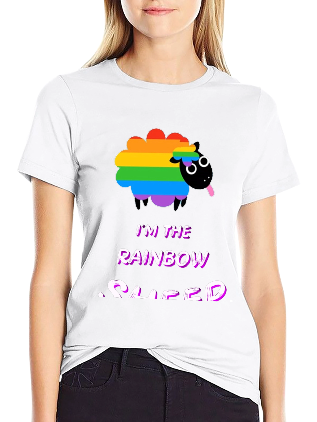 Rainbow Sheep LGBTQ+ Pride T-Shirt