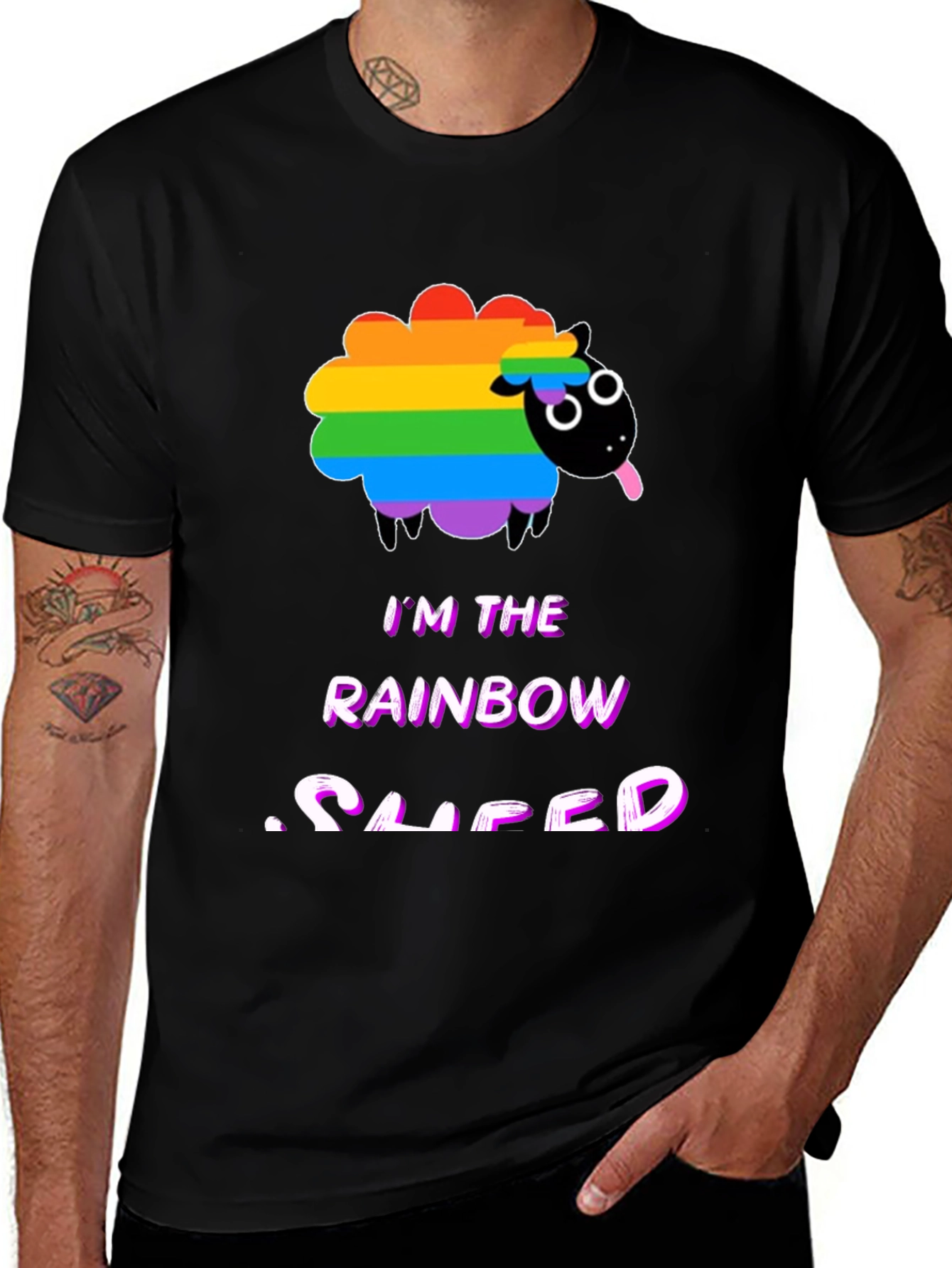 Rainbow Sheep LGBTQ+ Pride T-Shirt