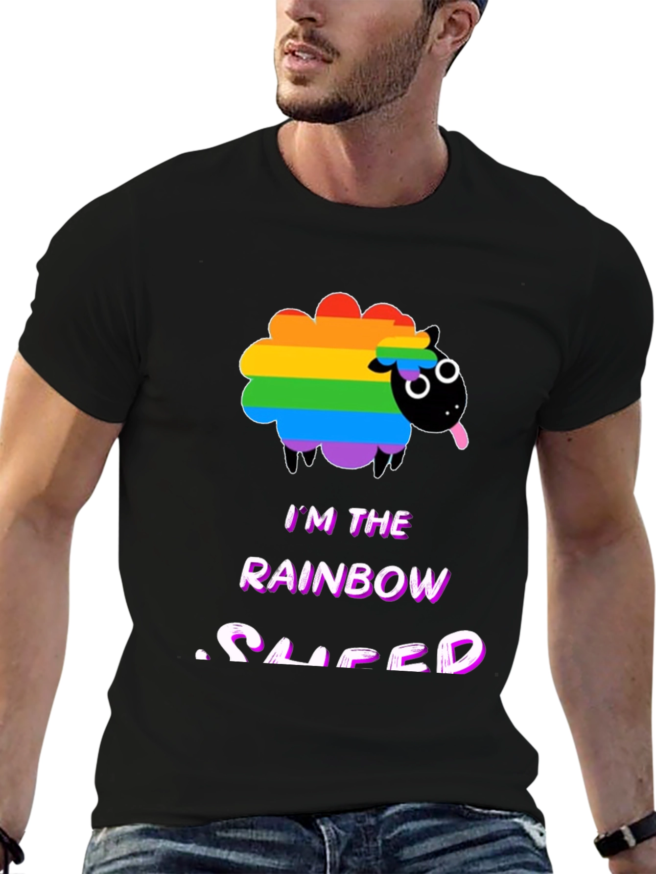 Rainbow Sheep LGBTQ+ Pride T-Shirt