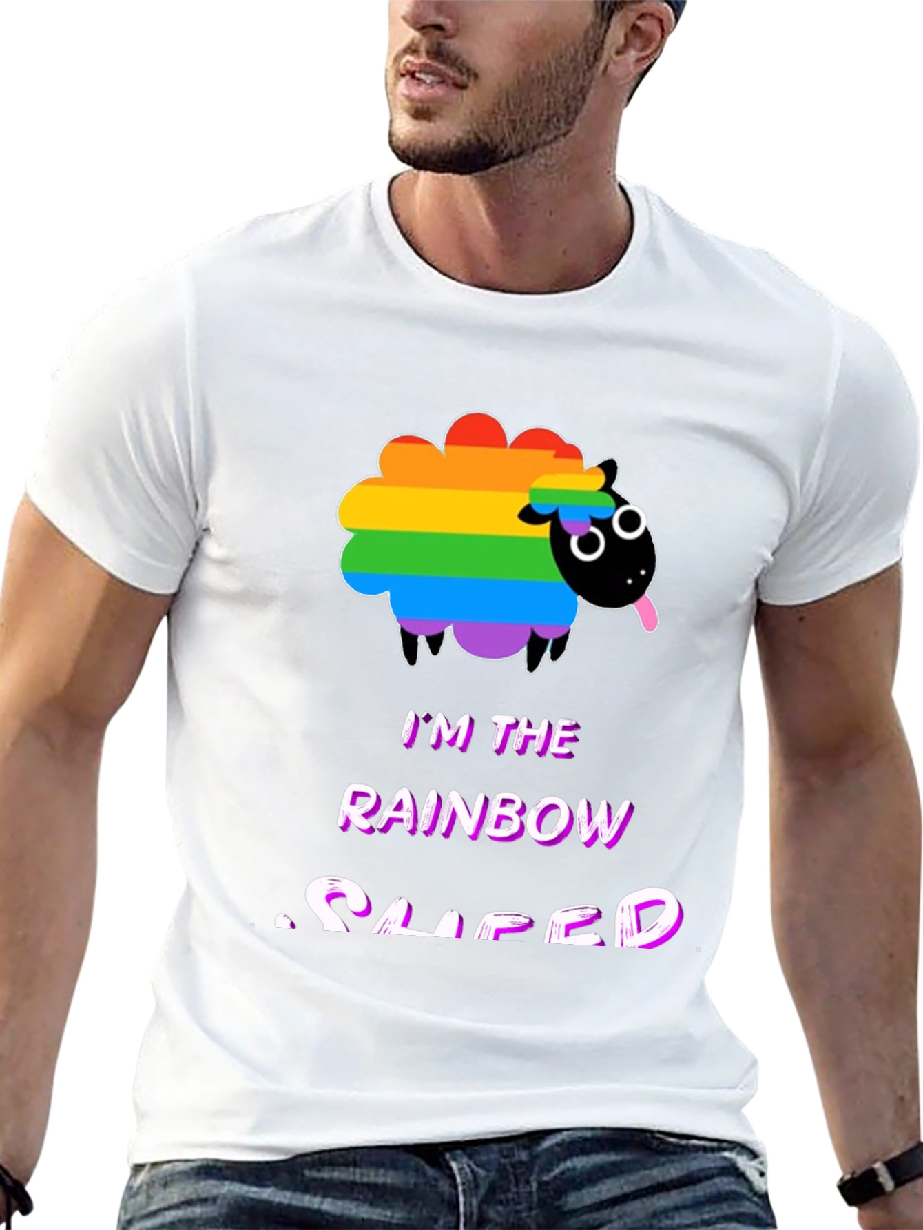 Rainbow Sheep LGBTQ+ Pride T-Shirt