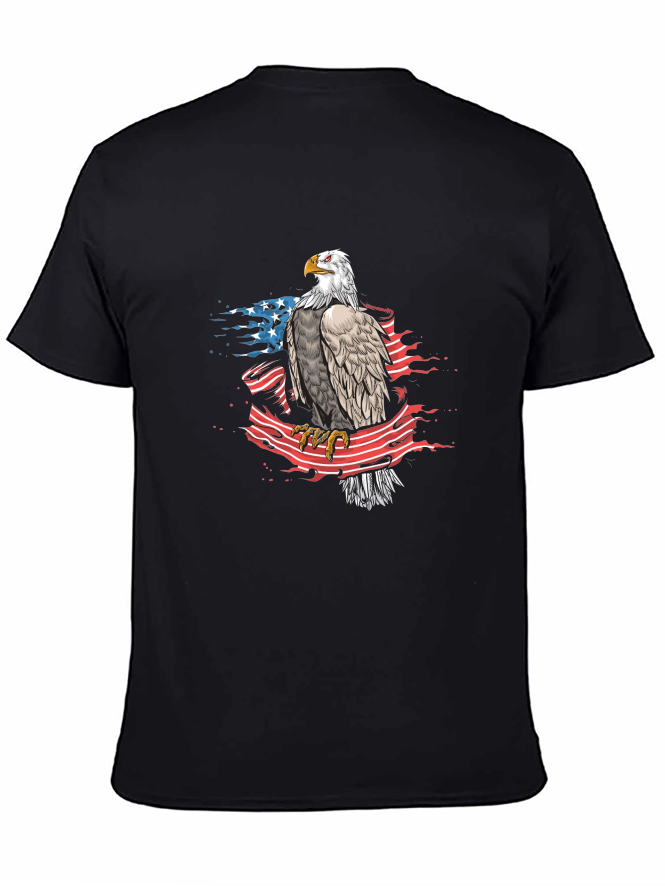 Bald Eagle American Flag Graphic Tee