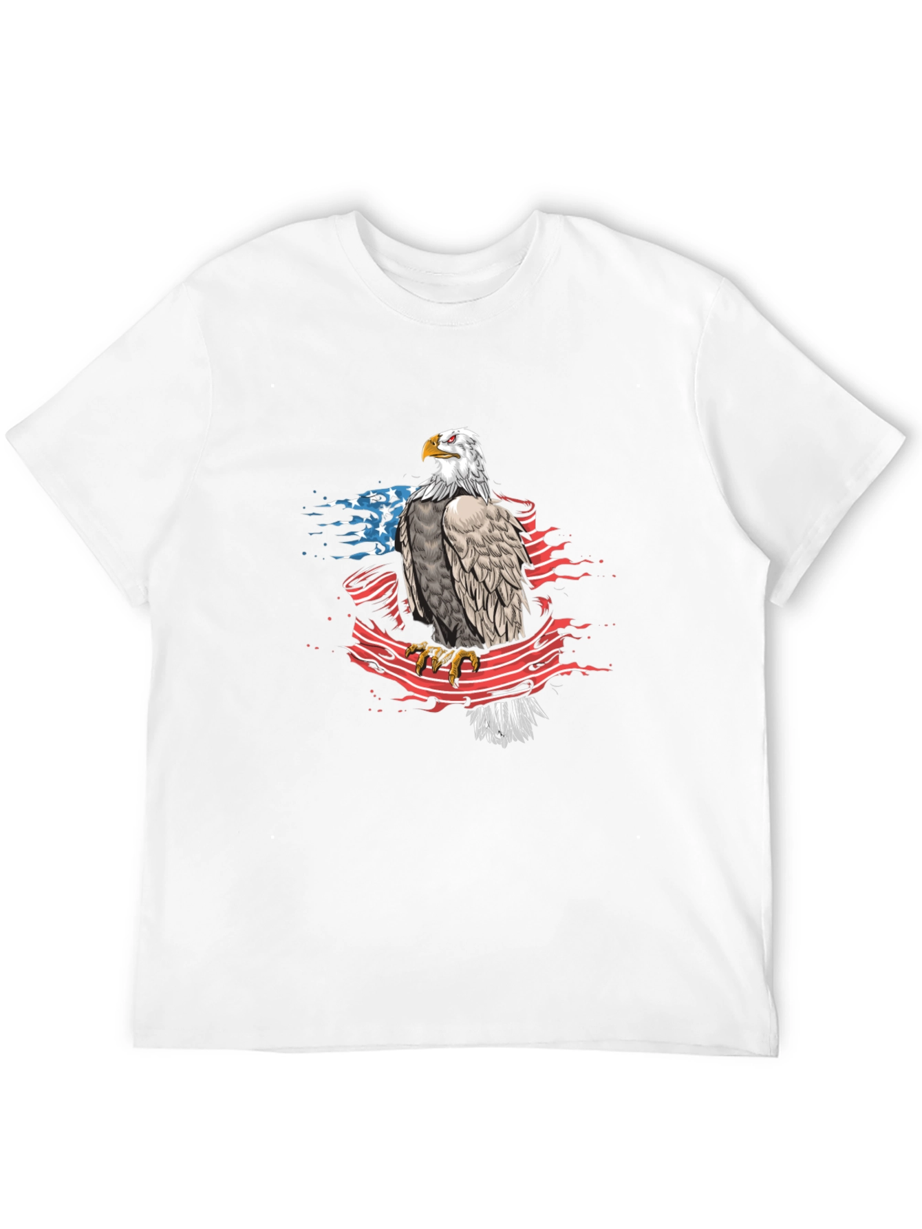 Bald Eagle American Flag Graphic Tee