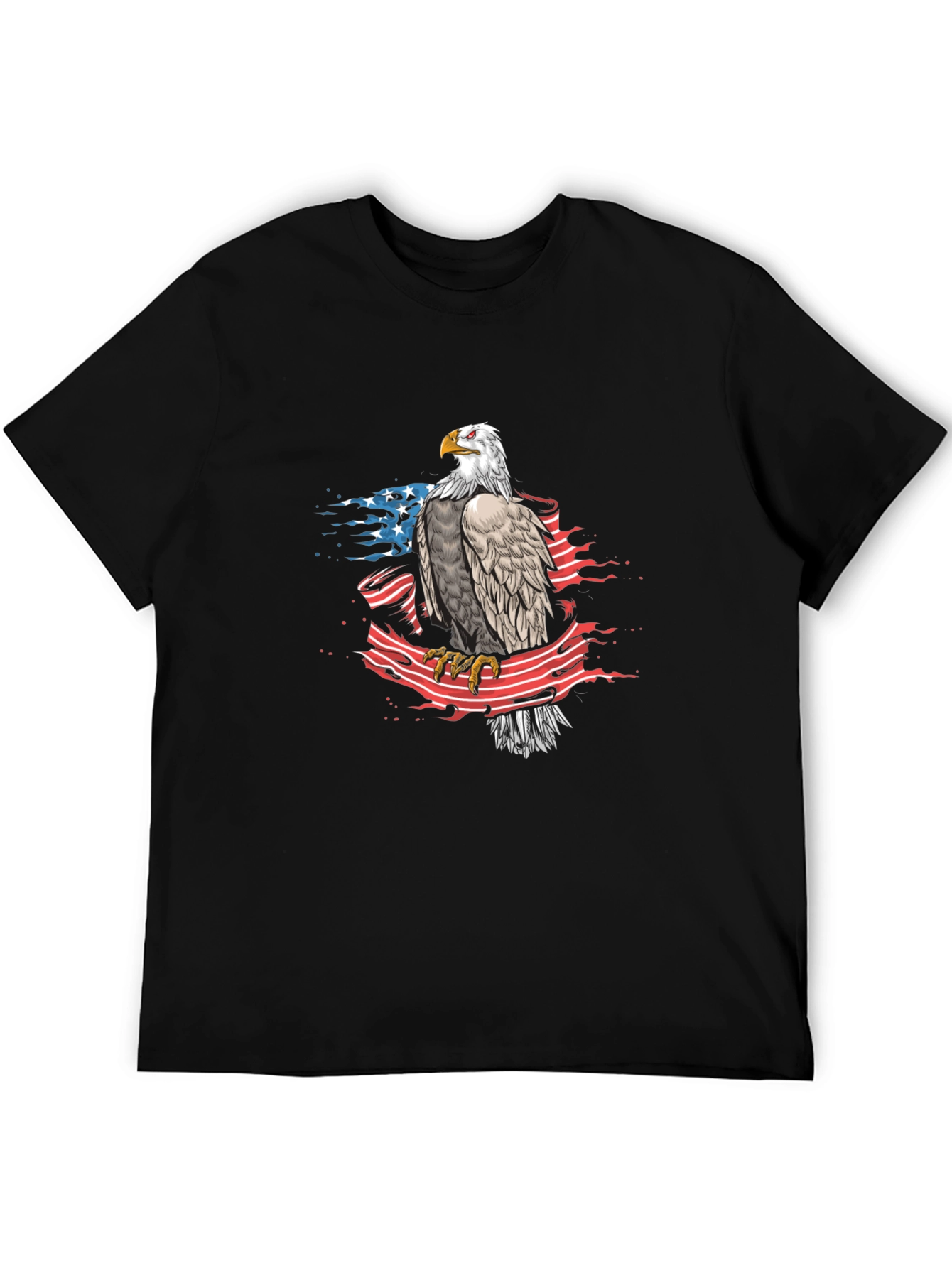 Bald Eagle American Flag Graphic Tee
