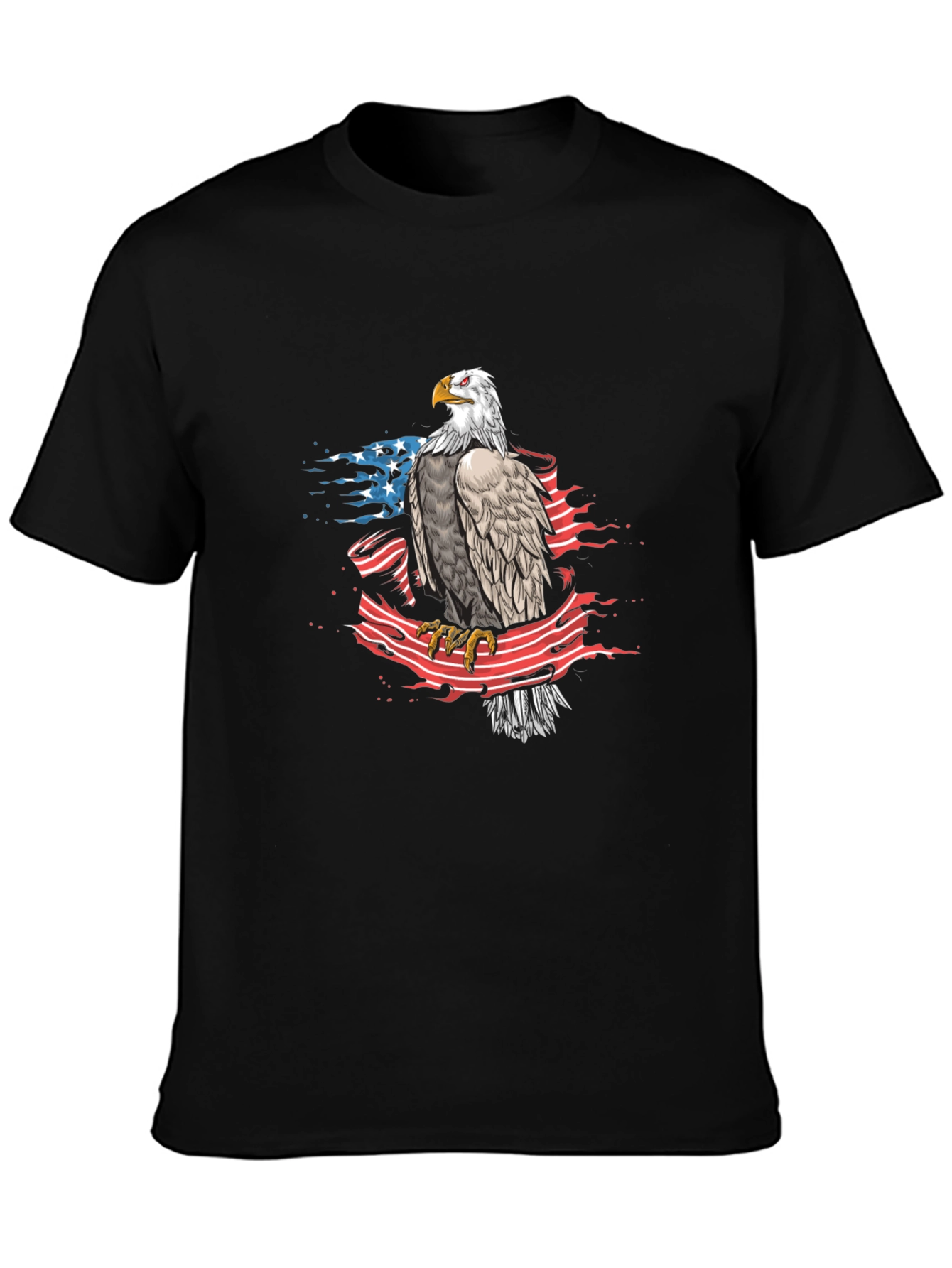 Bald Eagle American Flag Graphic Tee