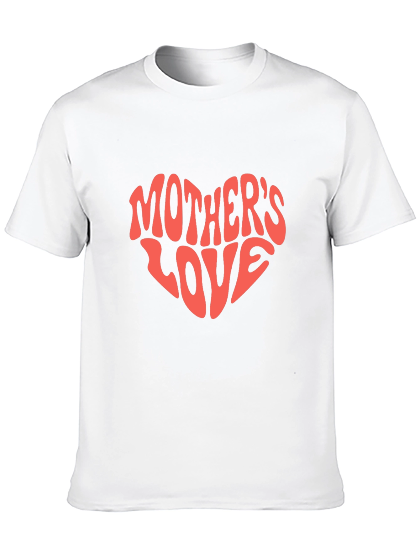 Mothers Love Heart Graphic T-Shirt