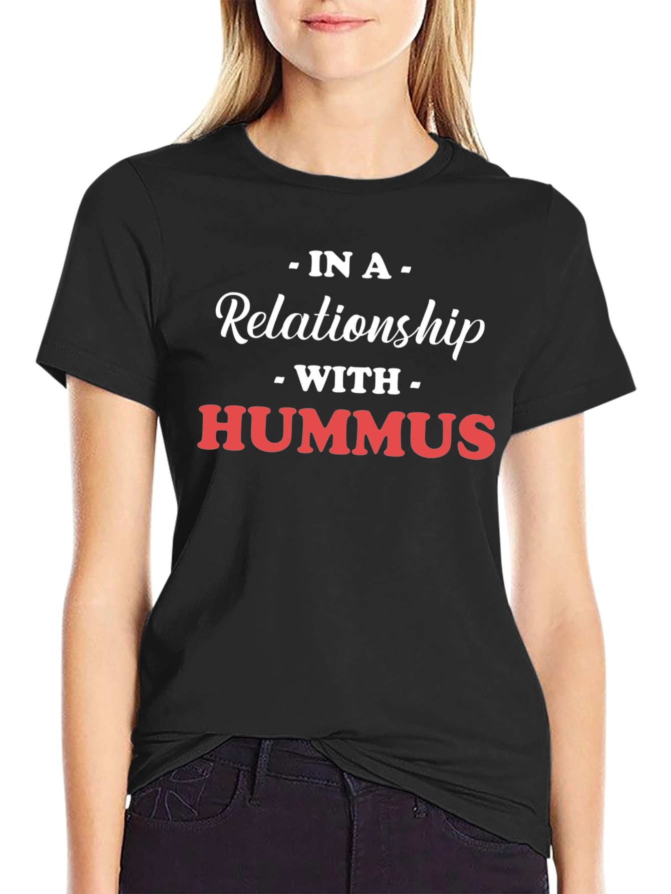 Hummus Lover T-Shirt - Relationship with Hummus Tee